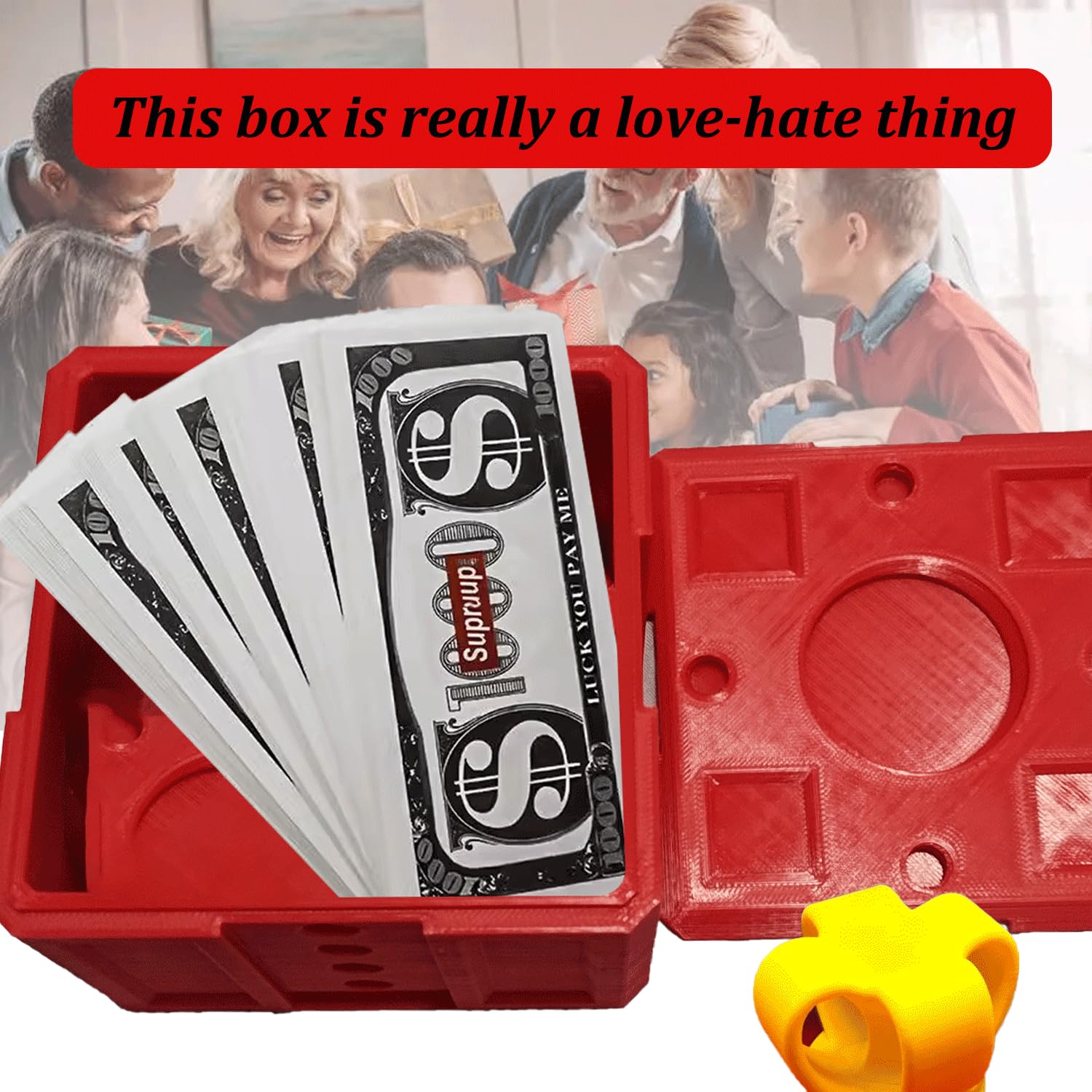 3D Printed Annoying Screw Gift Box - Hilarious Prank Present & Money Card Container (8x8cm) - Perfect for Birthday Gags, Office Pranks, and Funny Gift Exchanges