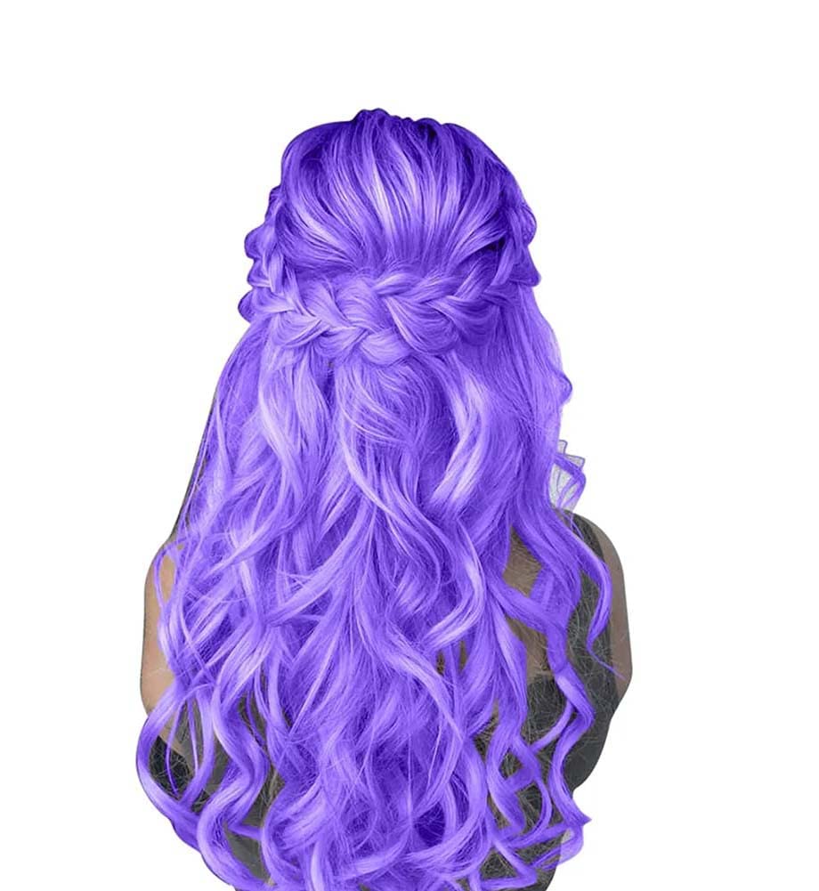 Washable Temporary Hair Chalk Comb - Purple | DIY Hair Color for Parties, Cosplay & Special Events | Perfect for New Year, Birthday Celebrations & Costume Makeup