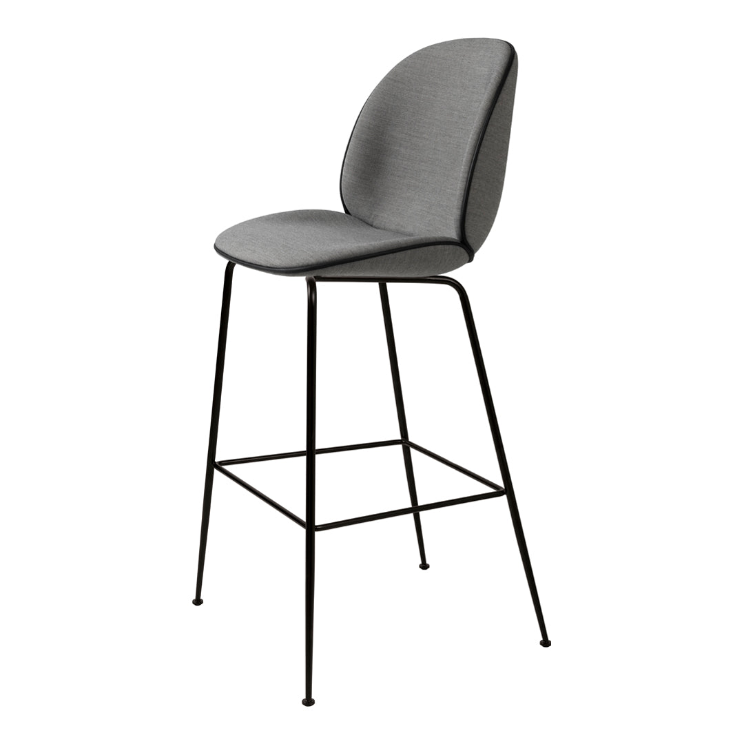 Beetle Bar Chair - Fully Upholstered Counter Stool with Back Support | Modern Kitchen Island Seating, Breakfast Nook & Home Bar Decor