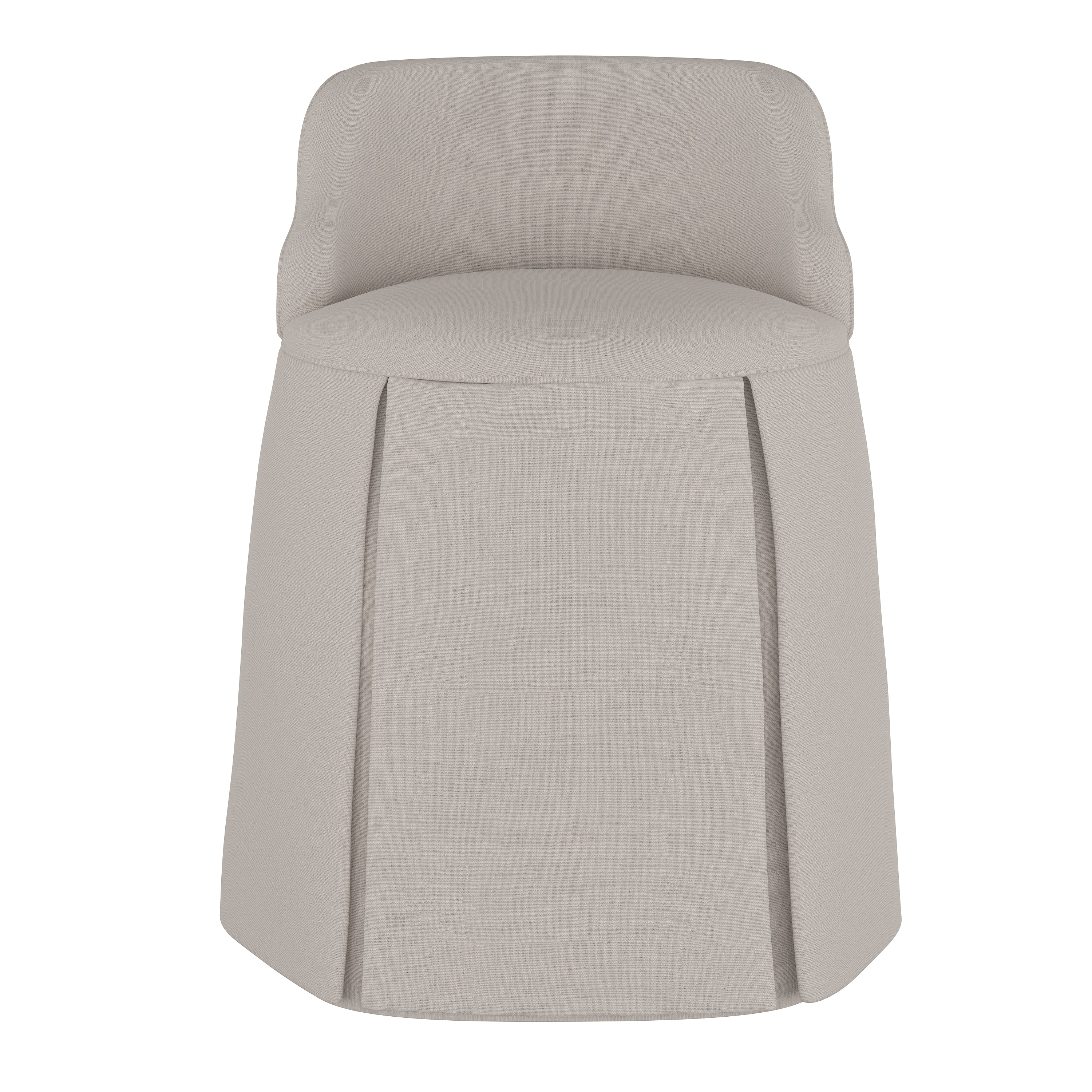 Pipi Vanity Chair - Elegant Makeup Dressing Stool with Upholstered Seat & Gold Metal Legs, Perfect for Bedroom, Boudoir, Vanity Table & Beauty Salon