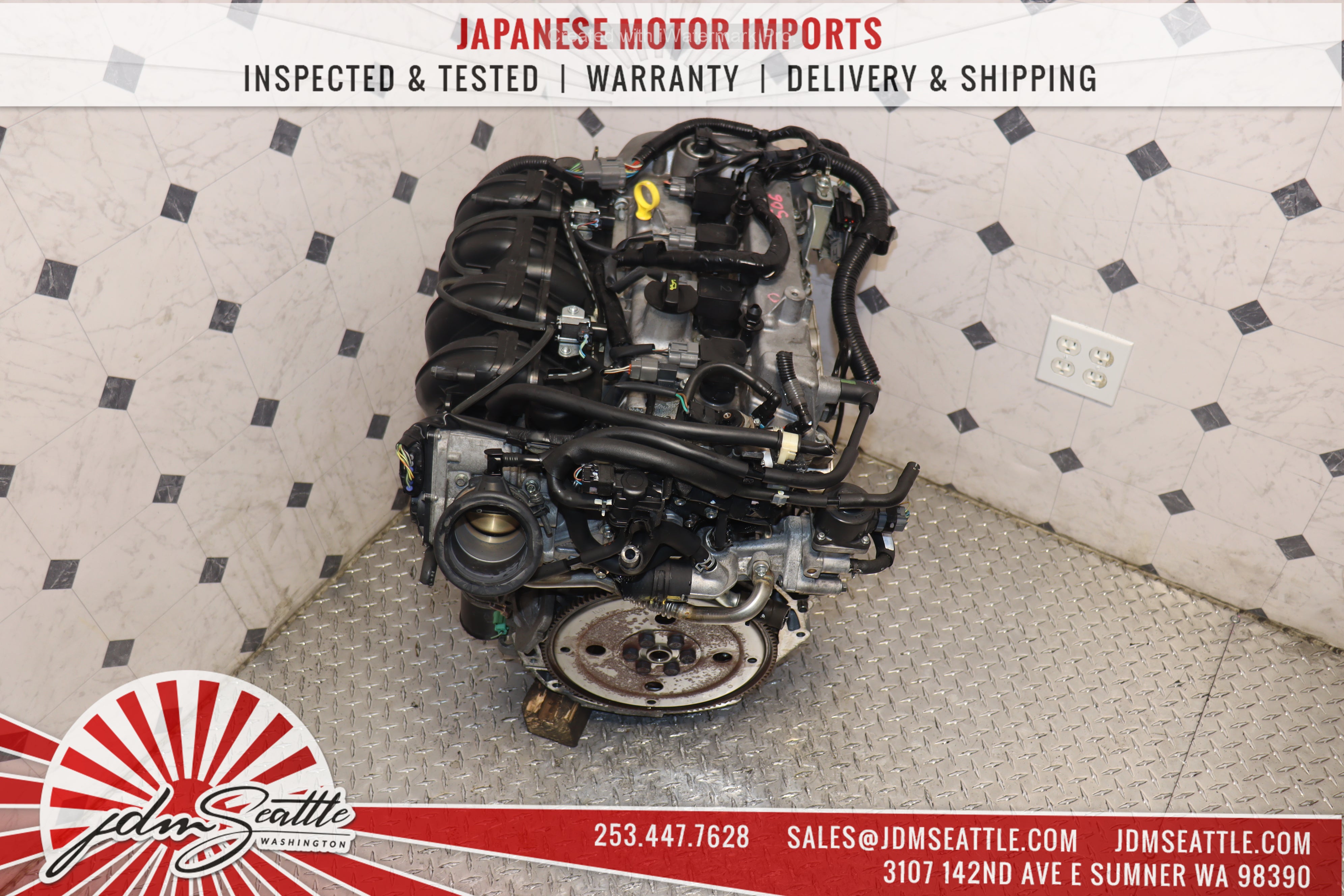 JDM LF-VE 2.0L Engine for 2006-2009 Mazda 3 | Replacement for 2.3L 4-Cylinder DOHC VVT | Perfect for Performance Upgrades & Engine Swaps
