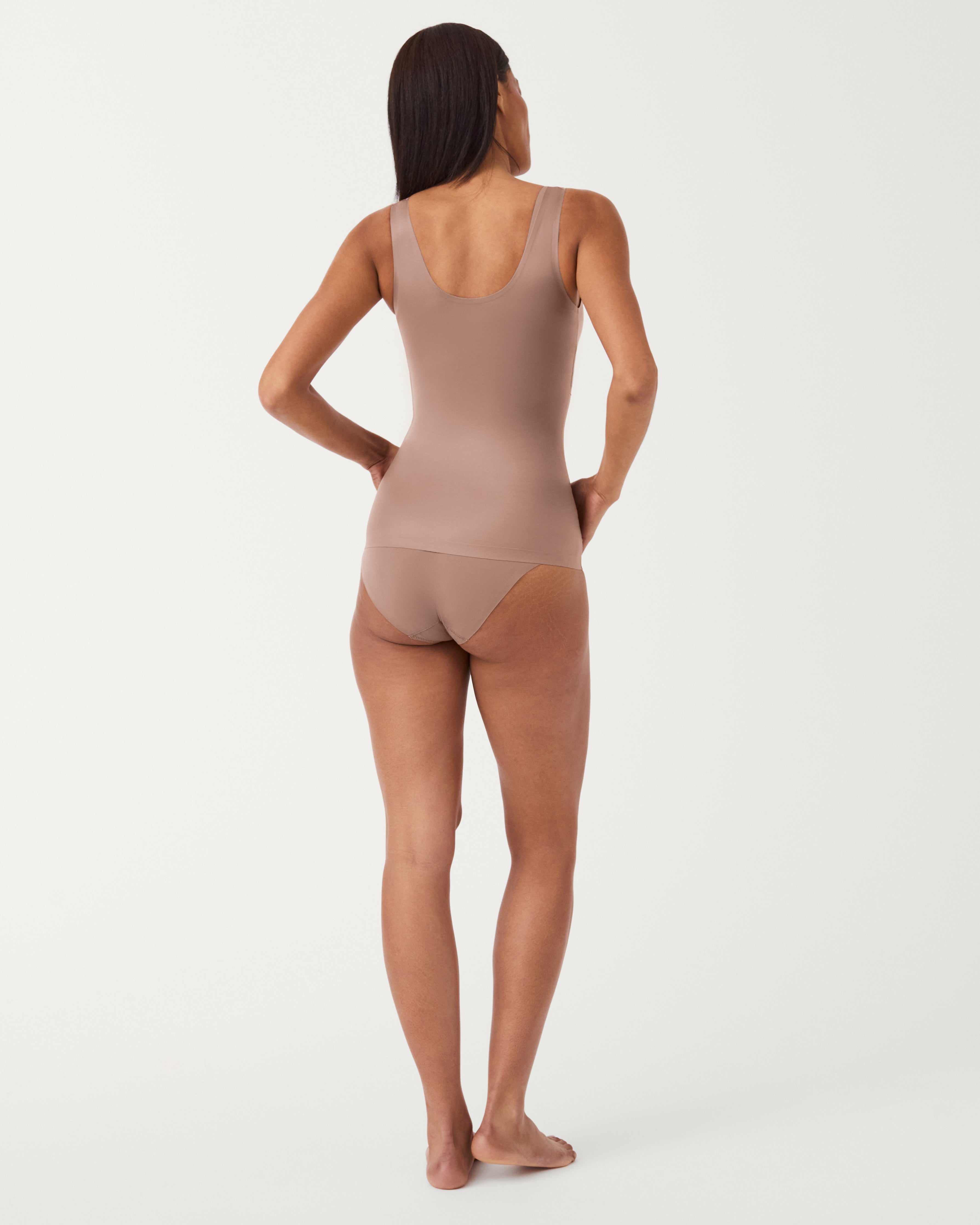 SPANX Shapewear Invisible Tank Top for Women - Seamless Slimming Camisole for Everyday Wear & Layering