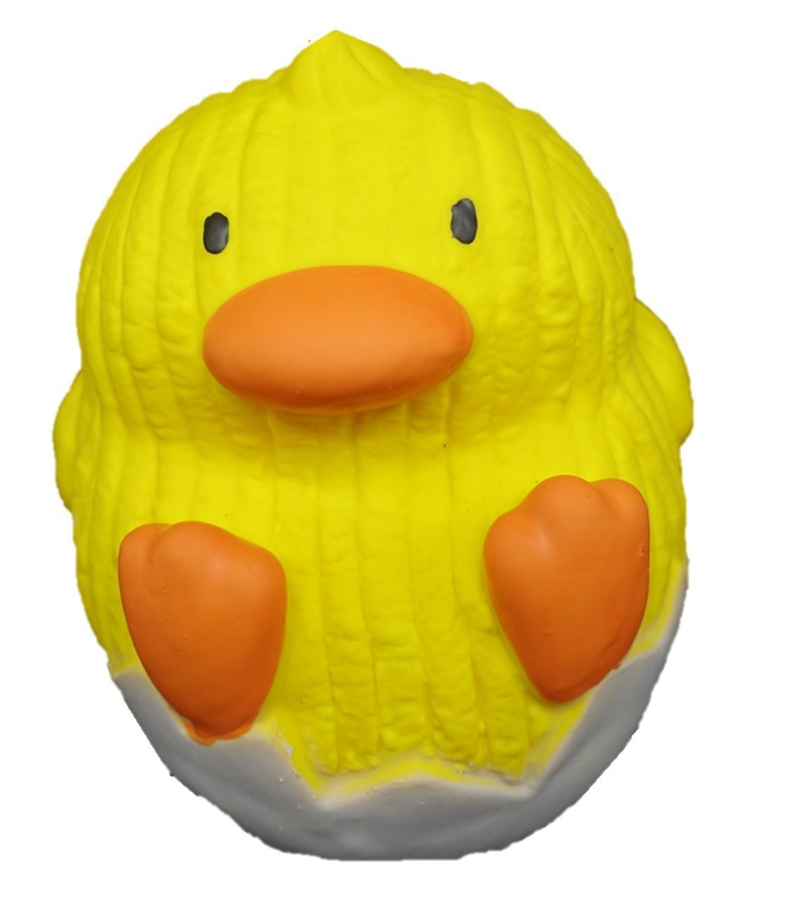Durable Latex & Rubber Duckling Tumbler Dog Toy - Chew-Resistant Puppy Chew Toy for Aggressive Chewers - Perfect for Indoor Play, Teething Relief & Interactive Fetch Games