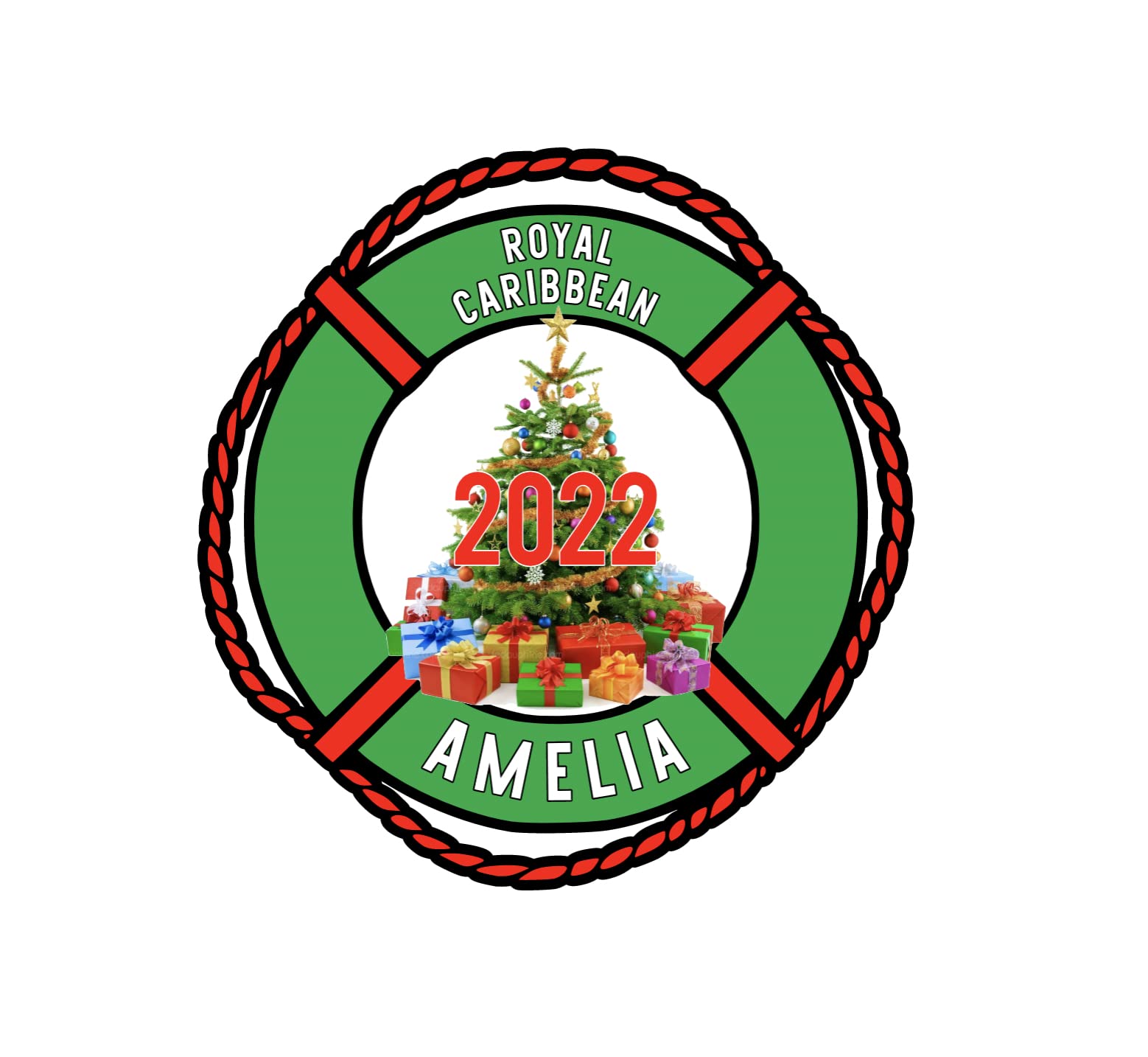Festive Christmas Cruise Magnets - Carnival, Royal Caribbean, Celebrity, Holland America, Norwegian & Princess Cruises - Holiday Decor for Cabin Doors & Fridges - Perfect for Cruise Ship Vacations & Festive Travel Memories
