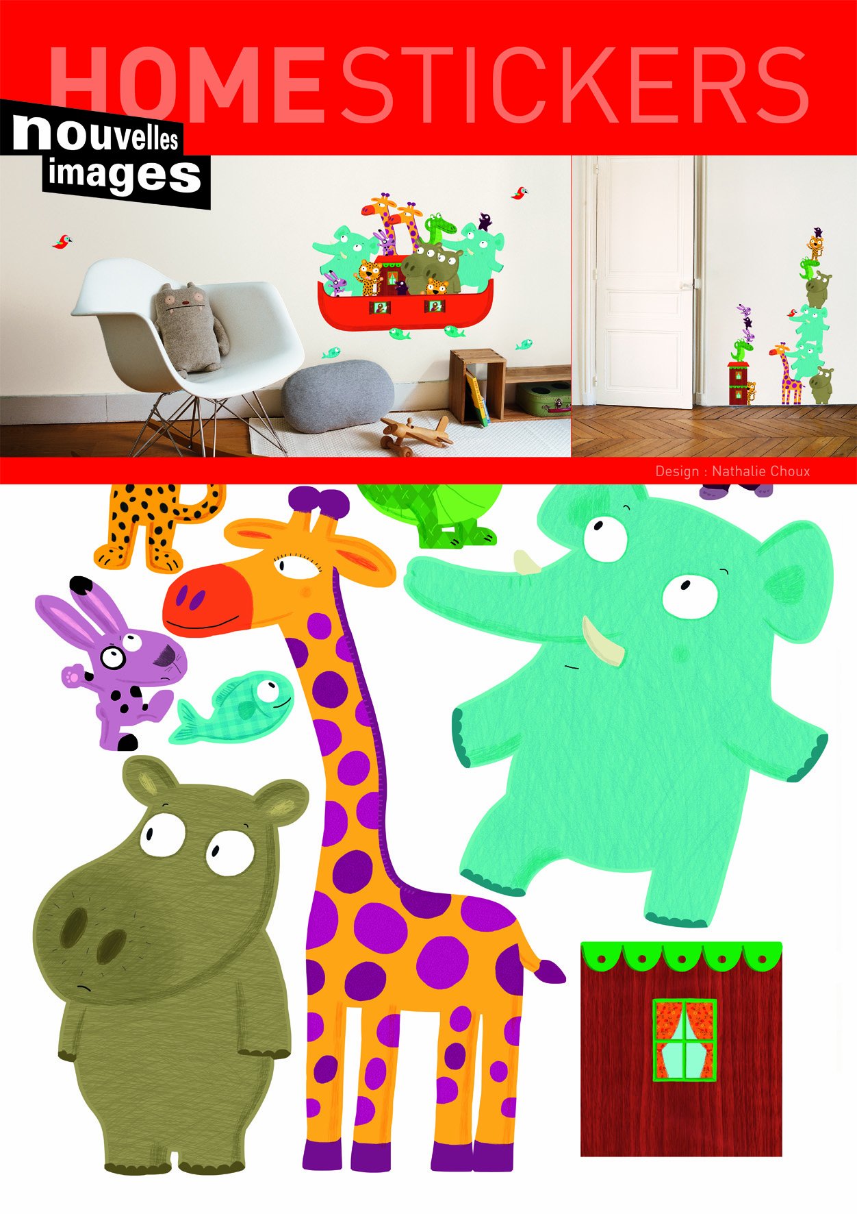 Noah's Ark Wall Decorative Stickers - Waterproof Removable Vinyl Art for Kids Room, Nursery, Classroom & Home Decor - Perfect for Bible Story Themed Bedrooms