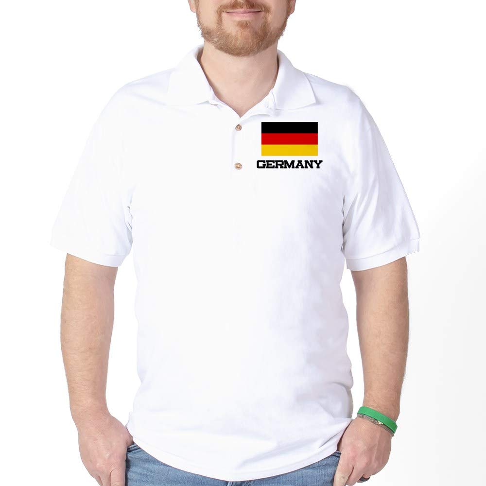 Germany Flag Golf Shirt - Patriotic German Golf Polo for Men & Women - Comfortable Moisture-Wicking Performance Shirt for Golf, Casual Wear & Outdoor Activities