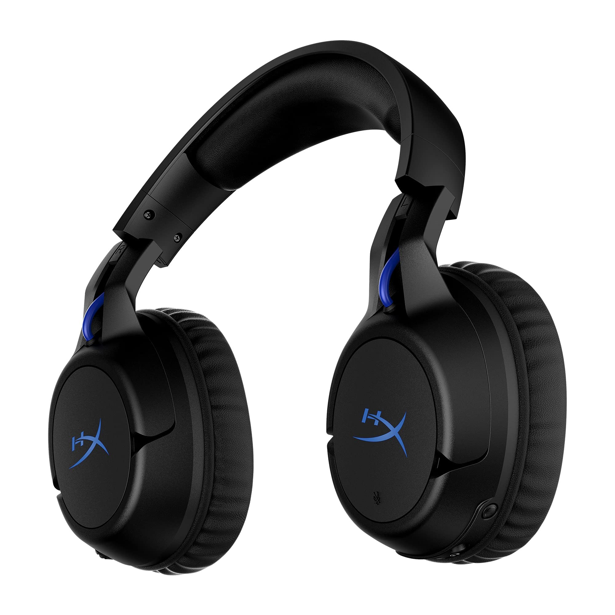 HyperX Cloud Flight Wireless Gaming Headset for PS5, PS4, PC - 30H Battery Life, Memory Foam Ear Cushions, Noise-Cancelling Mic with LED Mute (Renewed) - Perfect for Competitive Gaming & Long Streaming Sessions