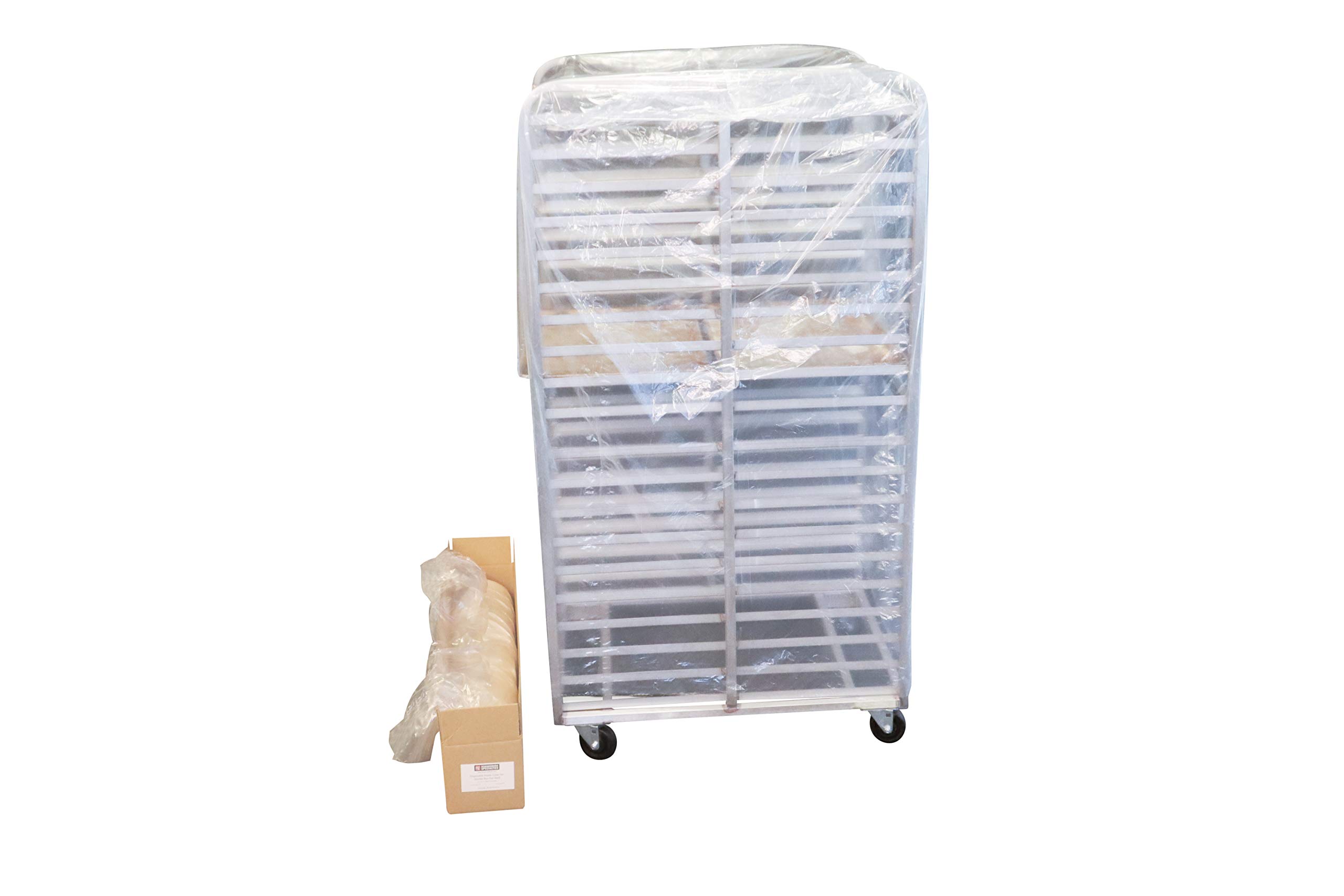 Heavy Duty Disposable Rack Covers 41” x 30” x 77” - Commercial Grade Bun Rack & Food Covers, 150 Bags per Roll - Perfect for Bakeries, Restaurants & Food Service Industry