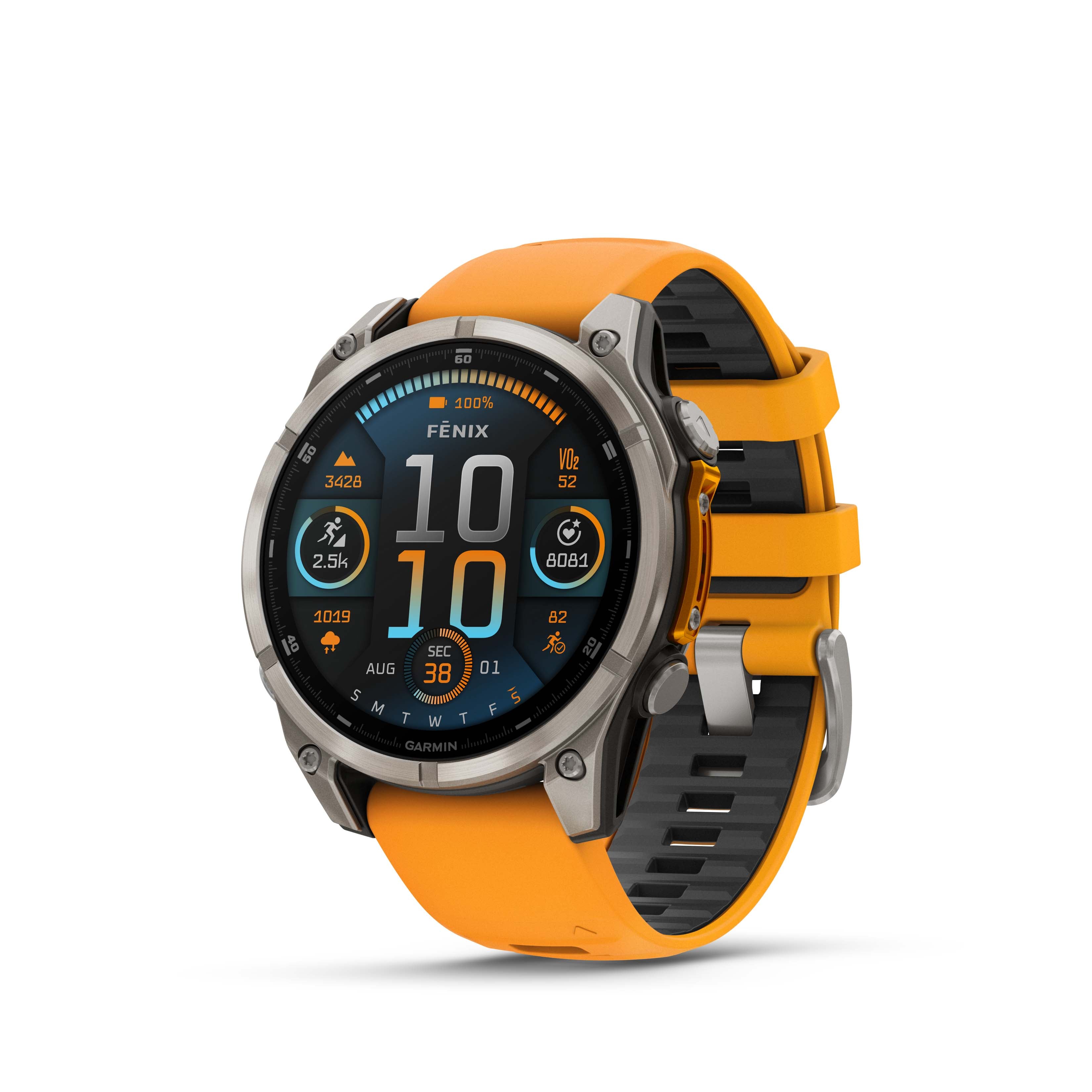 Garmin Fenix 8 Sapphire AMOLED 51mm GPS Smartwatch with Heart Rate Monitor - Perfect for Outdoor Sports, Running, Hiking & Fitness Tracking