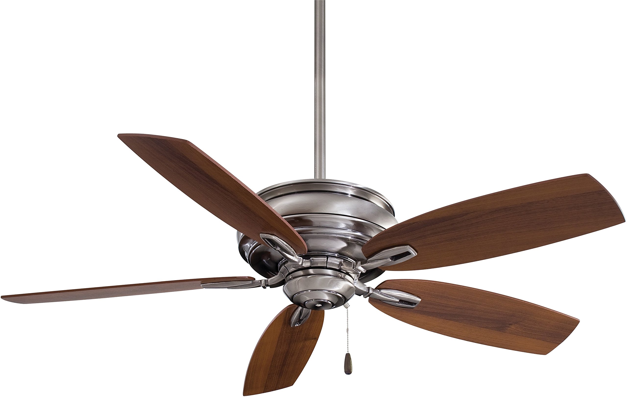 Minka-Aire F614-PW 54 Inch Energy Star Certified Ceiling Fan with Light in Timeless Pewter Finish - Perfect for Living Room, Bedroom, and Outdoor Spaces