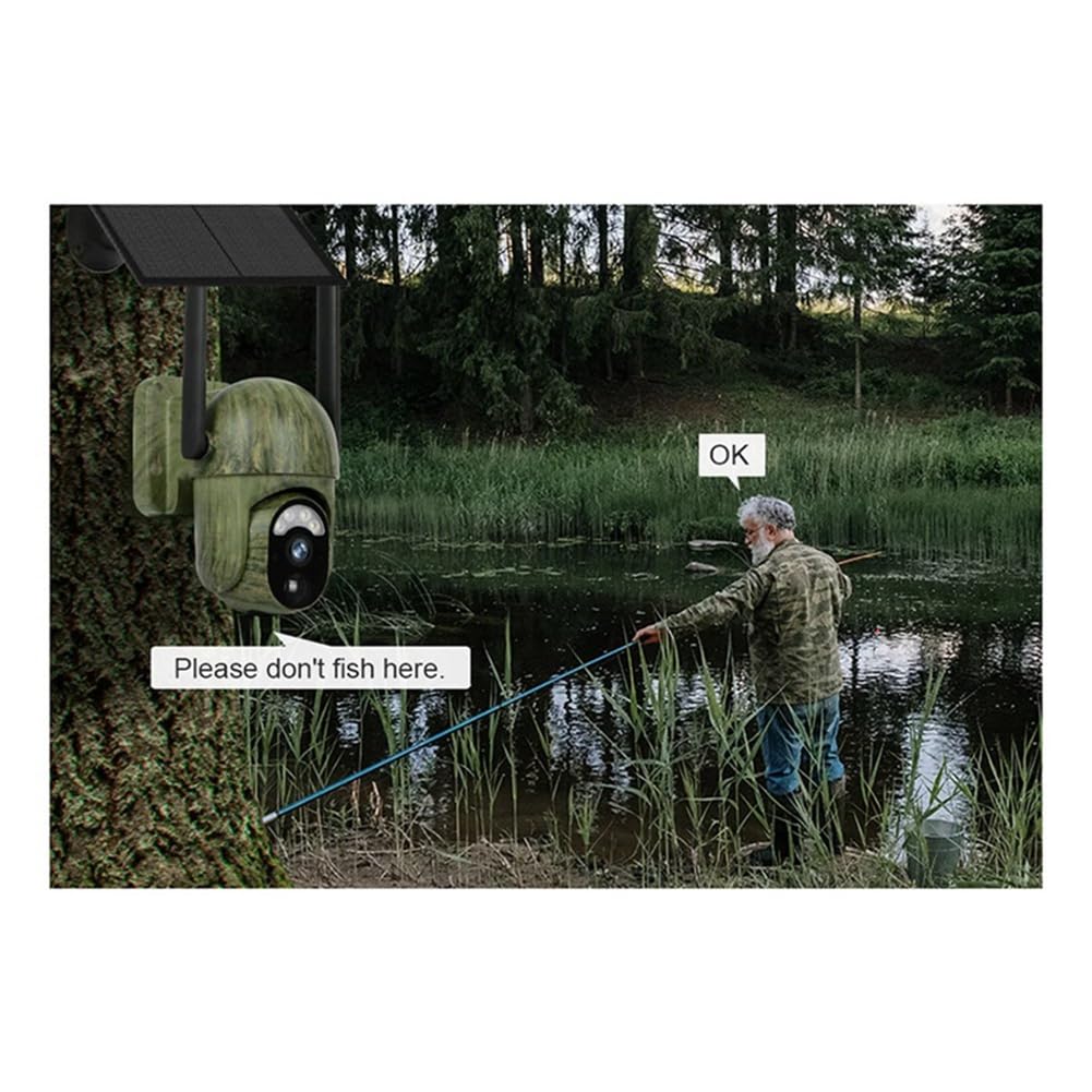 4MP 4G Solar Security Camera Wireless Outdoor - WiFi Human/Animal Detection with 2-Way Talk & IP66 Waterproof - Ideal for Home Security, Farm Monitoring, and Wildlife Observation