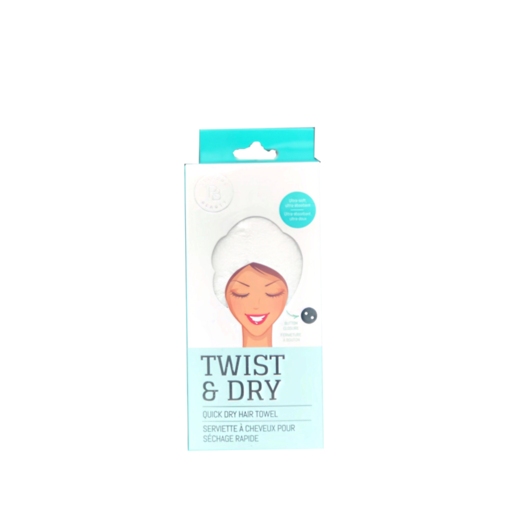 RELAXUS Twist & Dry Hair Towel - Super Absorbent Microfiber for Fast Drying, Lightweight & Soft - Perfect for Gym, Travel, Swimming & Home Use