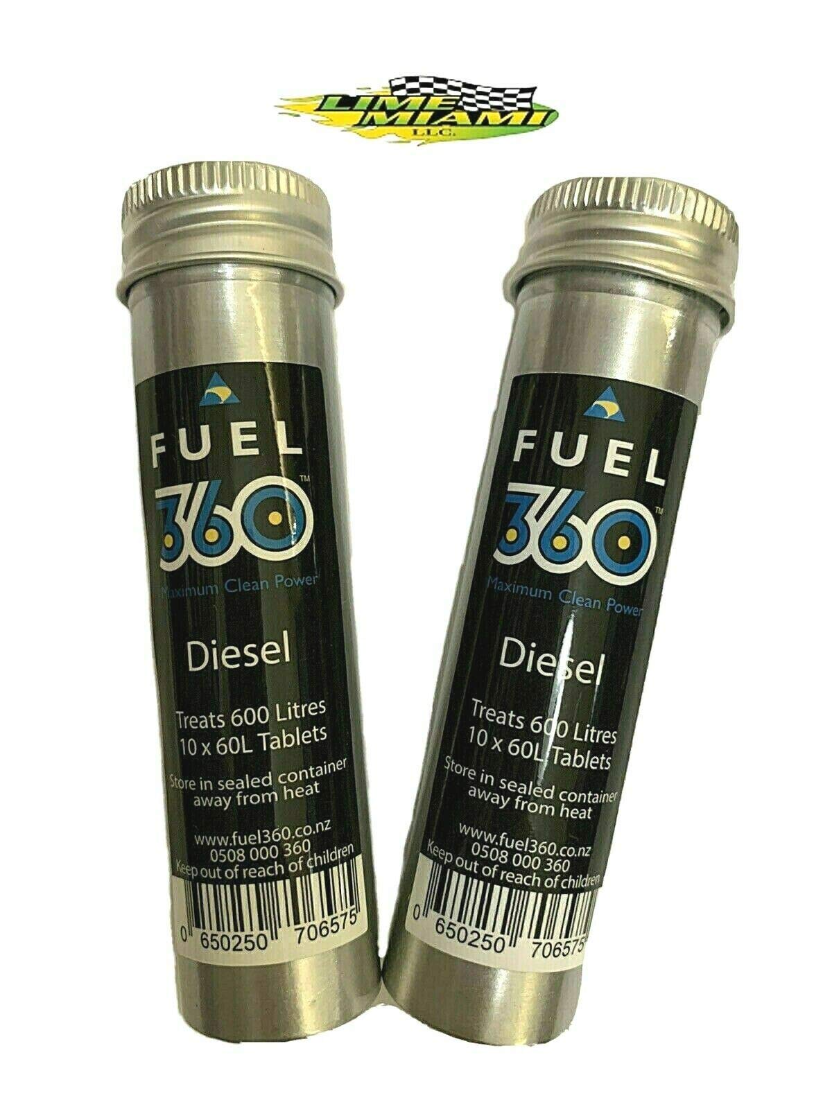 Diesel Fuel Additive Treatment Tablets - 10 Pack for Engine Cleaner & Performance Boost - Ideal for Trucks, Boats & Heavy Equipment