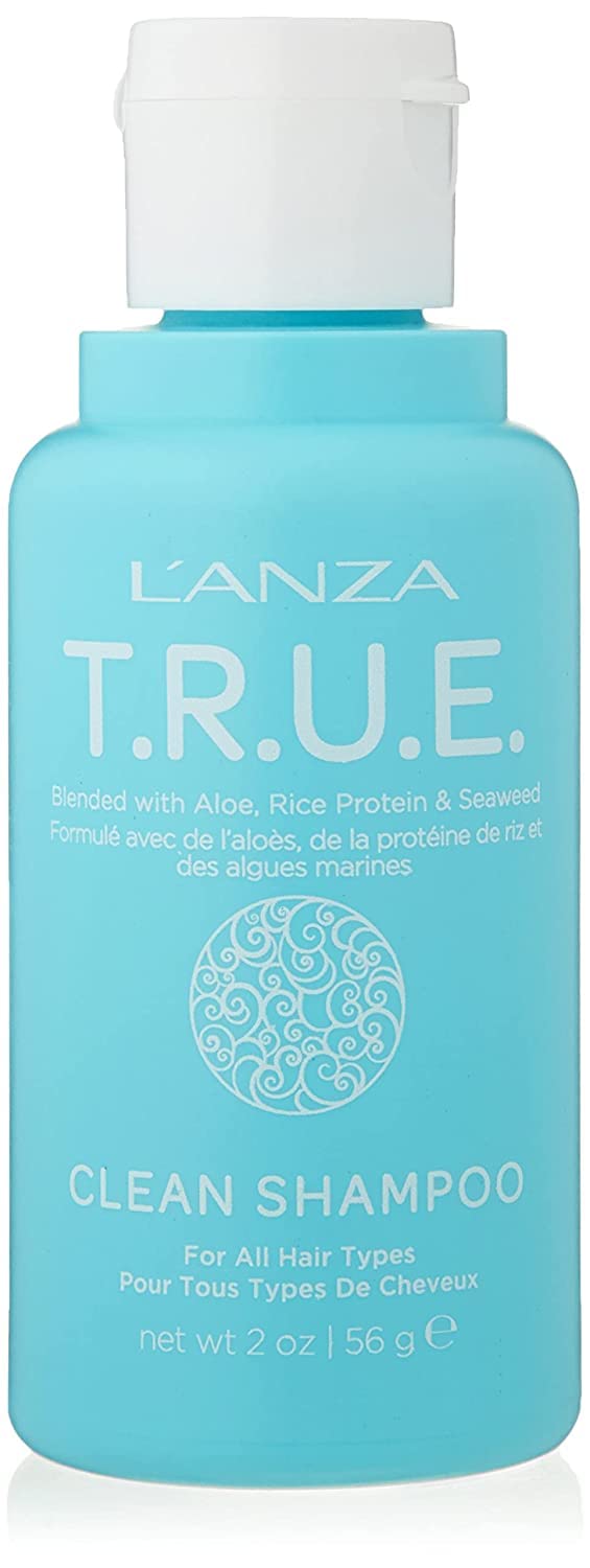 L'ANZA T.R.U.E. Clean Sustainable Shampoo with Aloe Vera & Rice Protein - Color Safe, Fragrance-Free Daily Hair Care for Fresh Clean Hair - Perfect for Color-Treated, Sensitive Scalp & Eco-Conscious Consumers