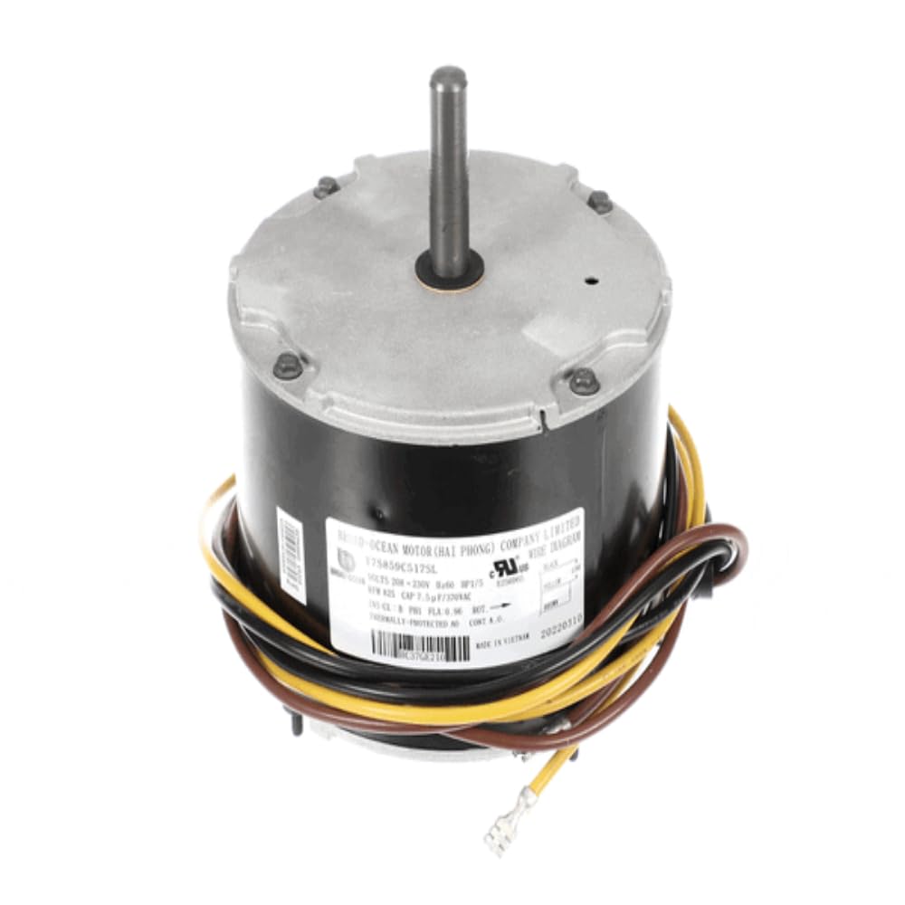 HC37GE210 Condenser Fan Motor - Replacement for AC Units, HVAC Systems & Refrigerators - High Efficiency, Durable Cooling Fan Motor for Home & Commercial Use