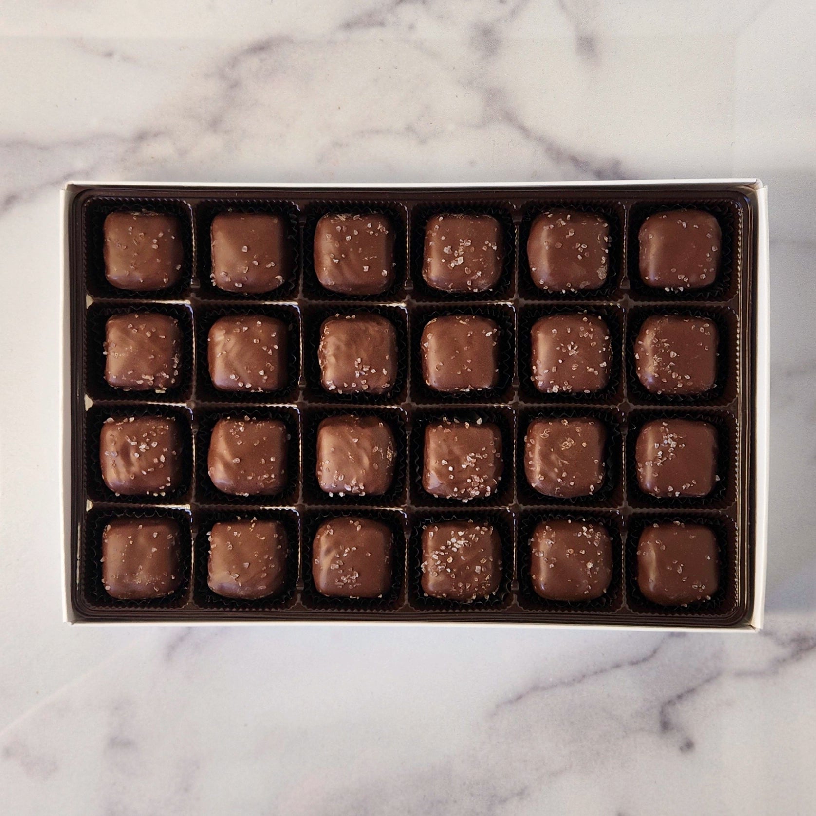 Delicious Sea Salt Caramel Candy Assortment - Gourmet Chocolate Treats for Gifts, Parties & Dessert Lovers