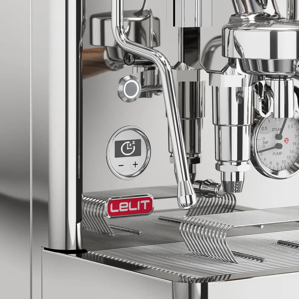 Lelit Bianca V3 Espresso Machine with Walnut Wood Accents - Professional Home Barista Coffee Maker for Latte & Cappuccino Lovers