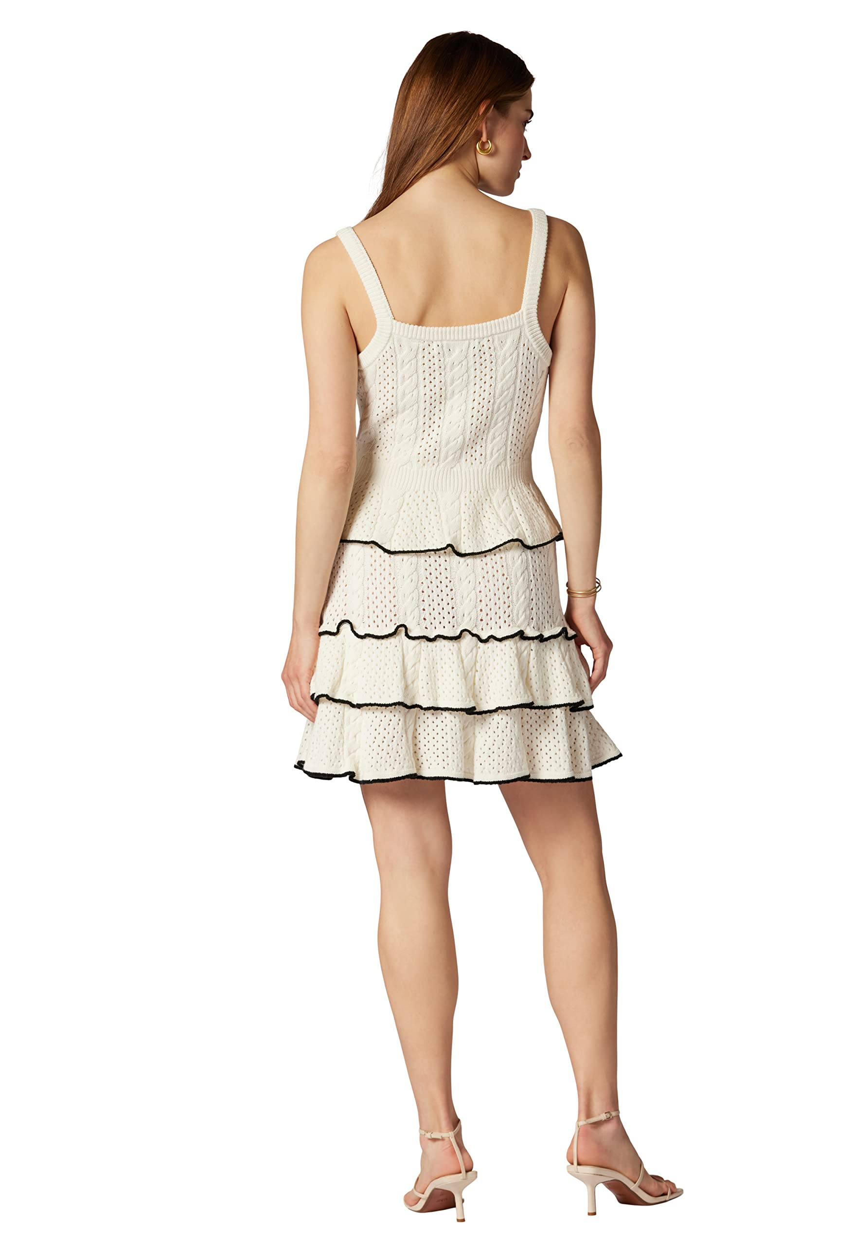Women's Tanya Skirt in Porcelain - Flowy Midi Skirt for Casual & Office Wear | Perfect for Spring & Summer Outfits