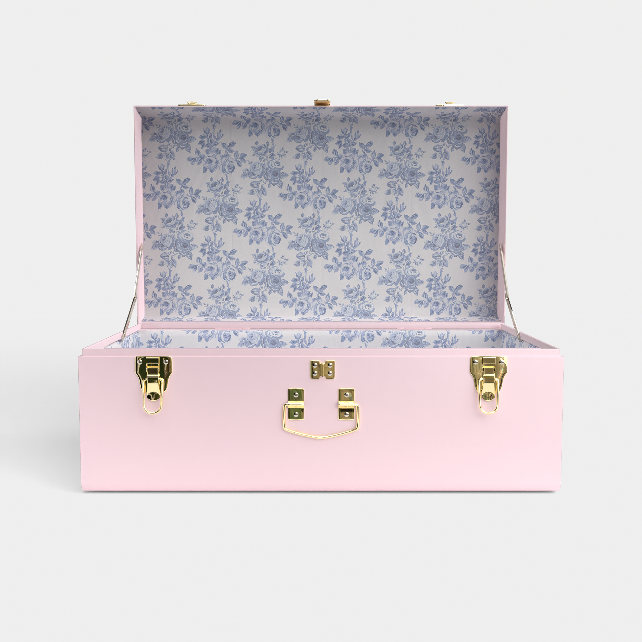 Caitlin Wilson Design Petite Keep Grand Trunk in Sarah Jane - Stylish Storage for Small Spaces, Perfect for Bedroom, Nursery, or Closet Organization