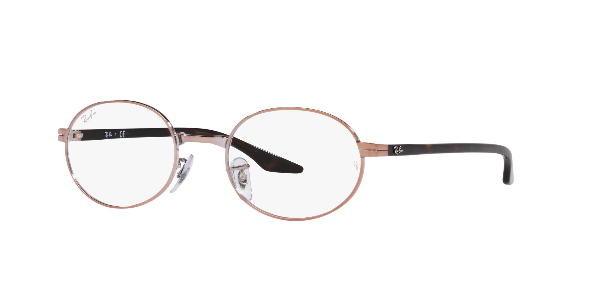 Ray-Ban Rx6481v Oval Prescription Eyeglass Frames for Men & Women - Lightweight & Durable Eyewear for Reading, Driving & Daily Wear