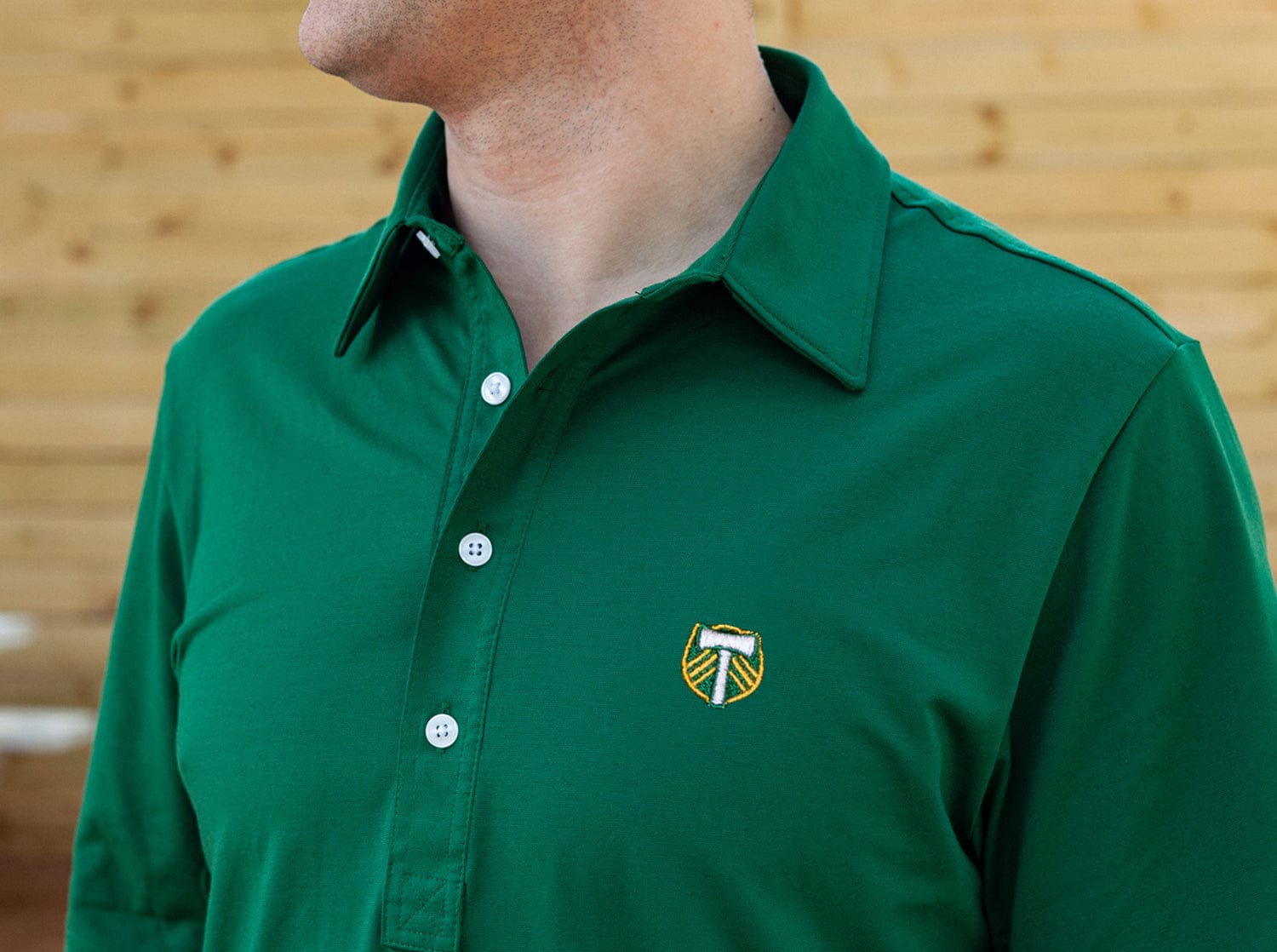 Portland Timbers Performance Range Badge - Fairway Green Soccer Jersey Patch for Fans & Collectors - Perfect for Jerseys, Jackets & DIY Projects