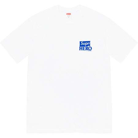 Supreme Antihero Dog Graphic T-Shirt for Men - White Cotton Tee - Streetwear Fashion for Casual Wear and Skateboarding