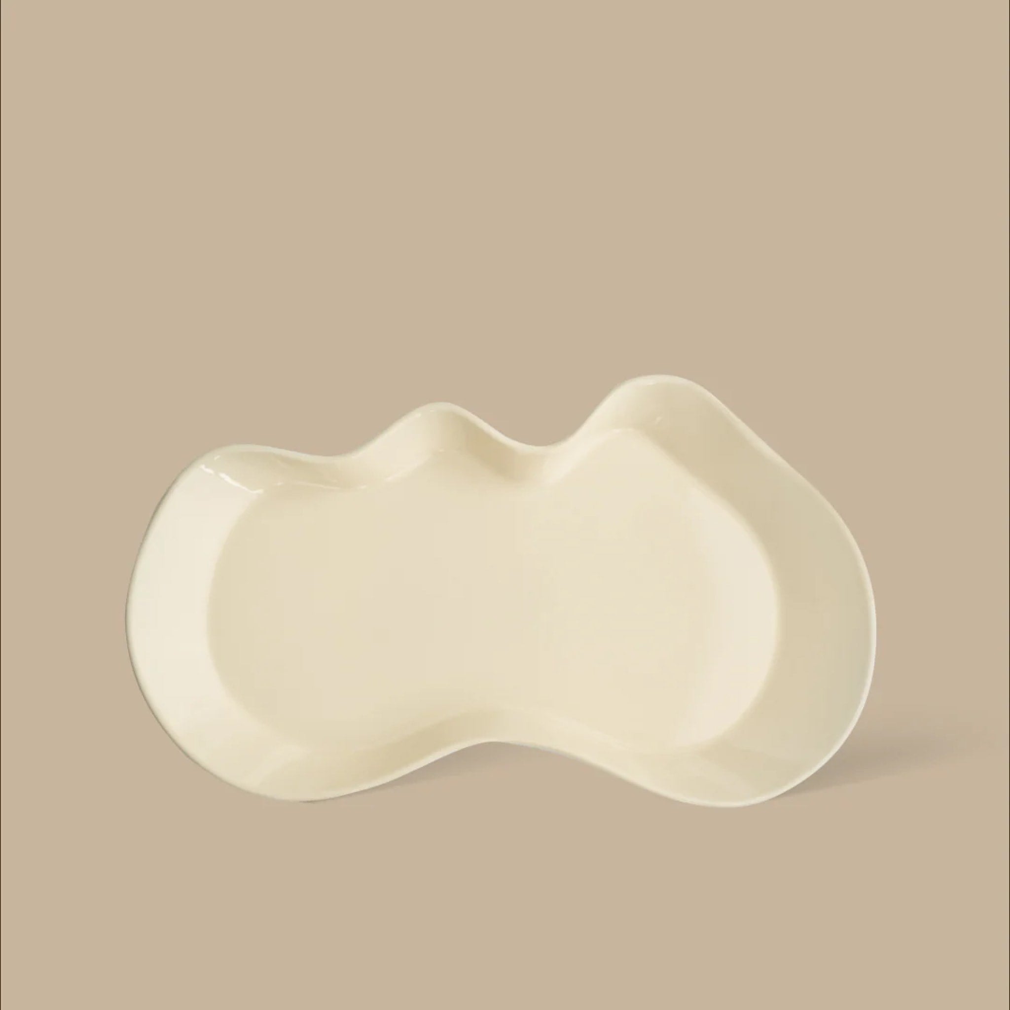 BLACK BLAZE Drift Tray - Ivory Wooden Serving Platter for Charcuterie, Cheese, Appetizers | Elegant Home Decor & Party Entertaining Dish