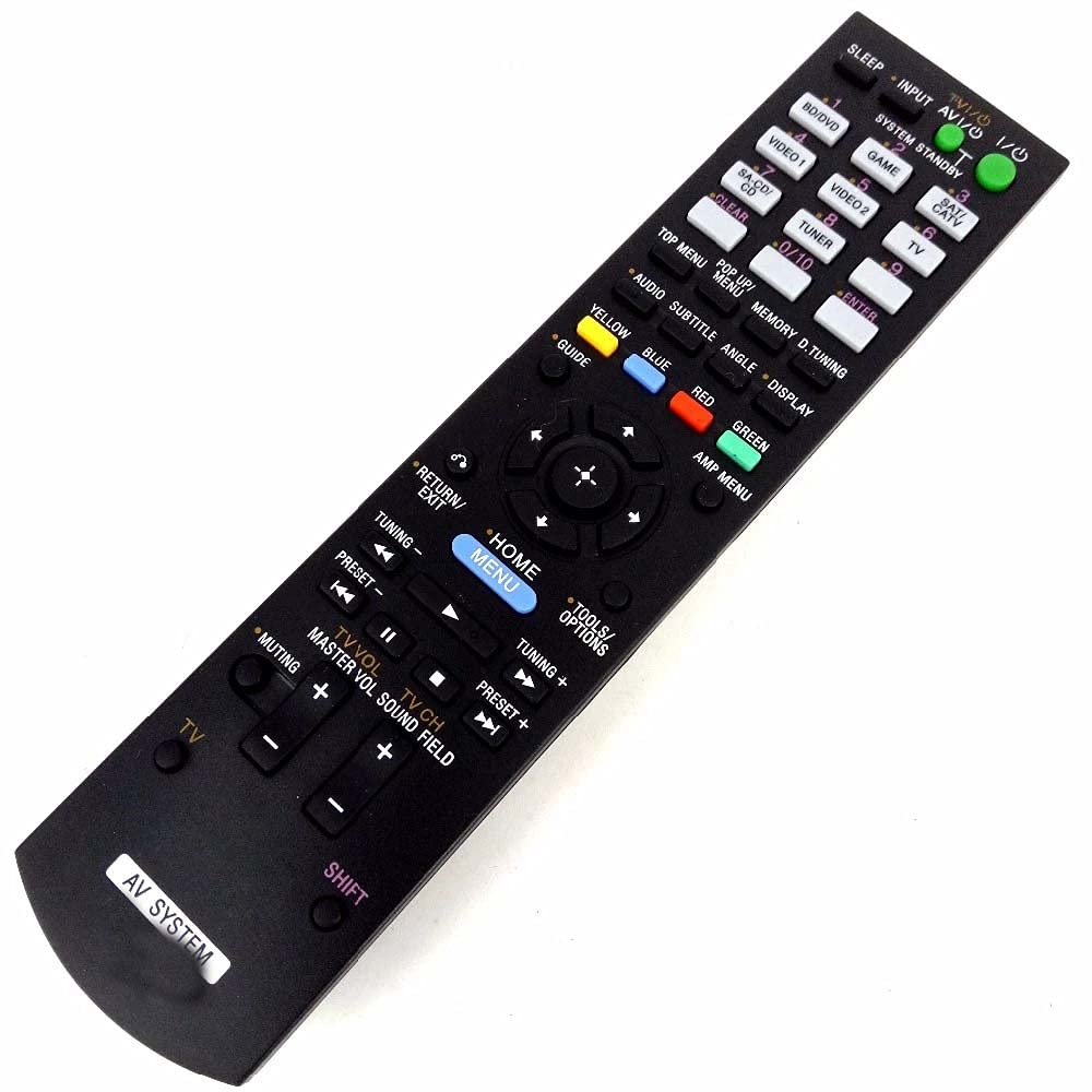 Sony AV Receiver Replacement Remote Control Compatible with STR-K870P, RM-AAP078, AAU116, 149019011, RM-AAP063, STR-DE698, STR-DN1040, STR-DN1020, RM-AAP061, STR-DH820 - Perfect for Home Theater & Audio System Control