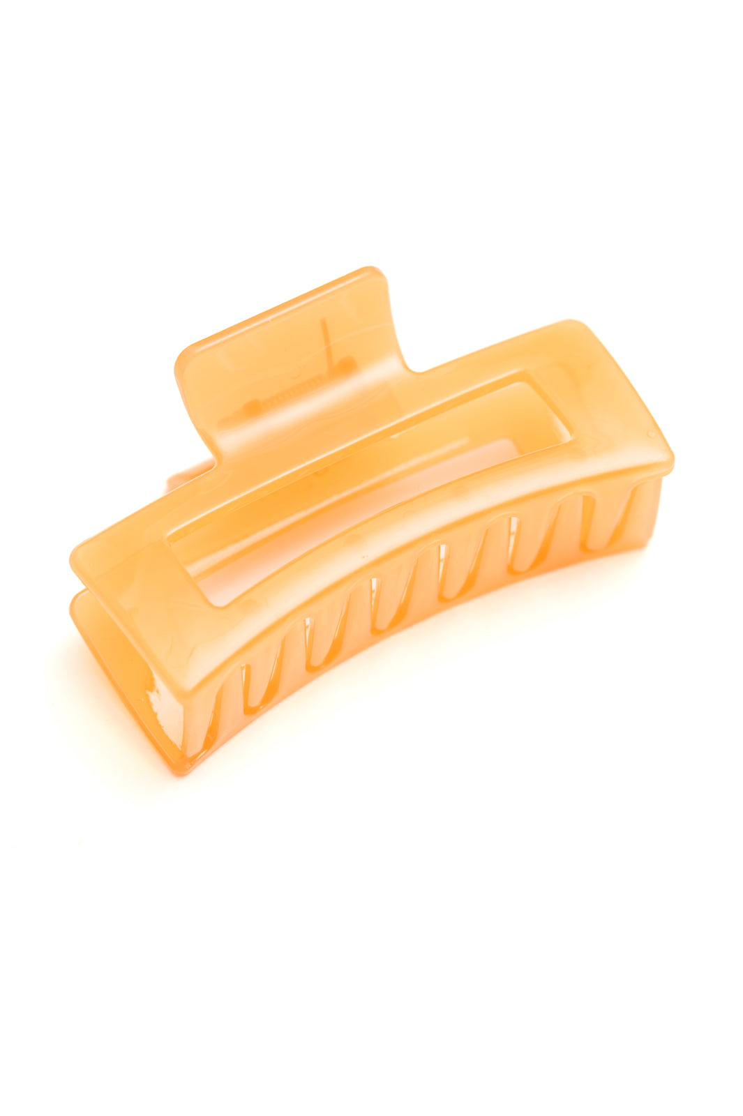 4-Piece Large Jelly Claw Hair Clips Set - Soft Grip Hair Clamps for Women & Girls - Perfect for Ponytails, Buns & Half-Up Hairstyles