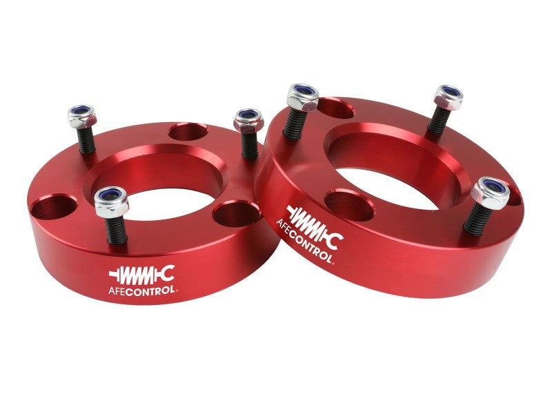 aFe CONTROL 2.0 IN Leveling Kit for 2004-2021 Ford F-150 | Red Suspension Lift Kit | Off-Road & Truck Enhancement