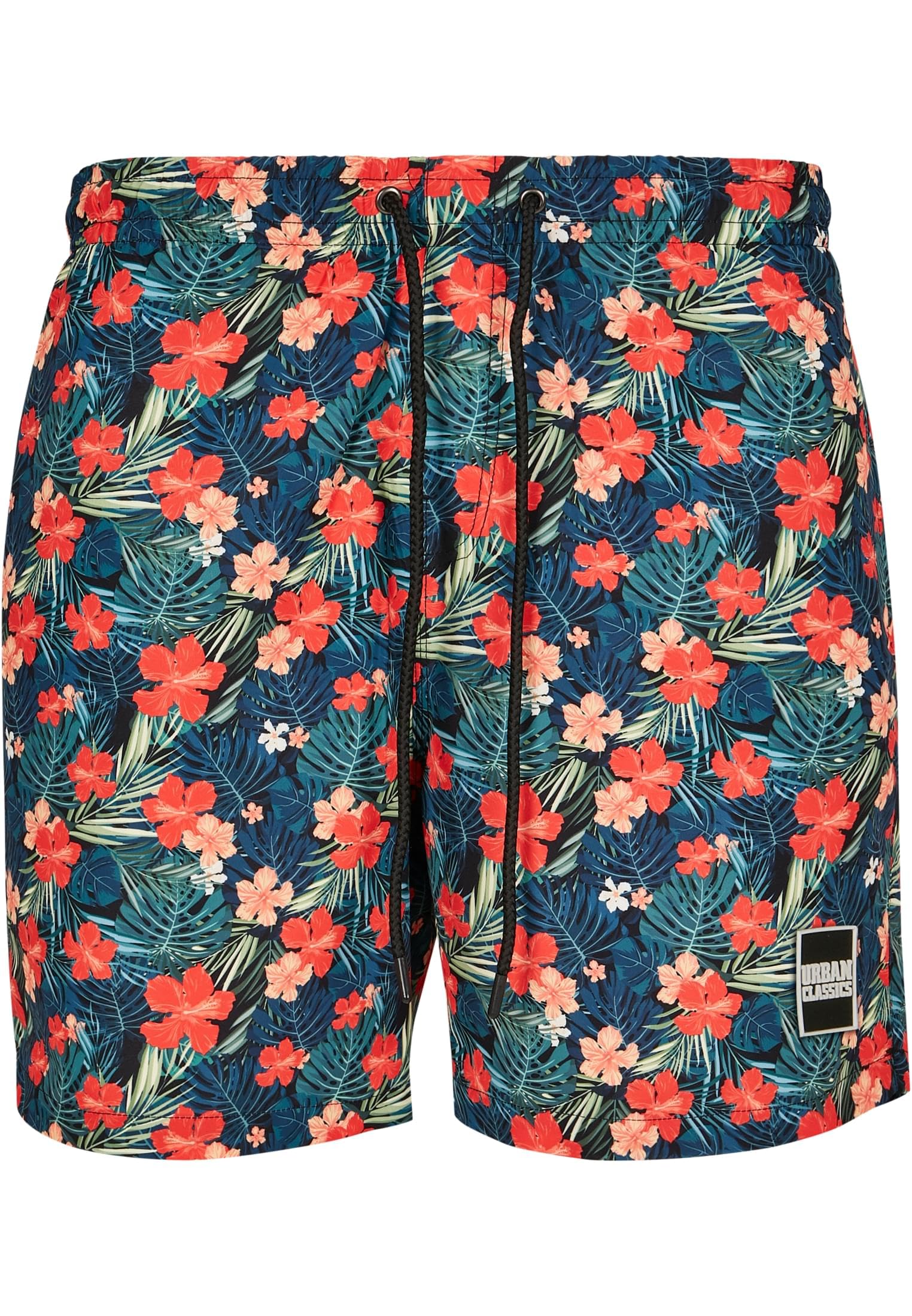 Men's Tropical Pattern Swim Shorts - Quick Dry, Comfortable Beach Swimwear for Summer Vacation & Pool Party - XXL