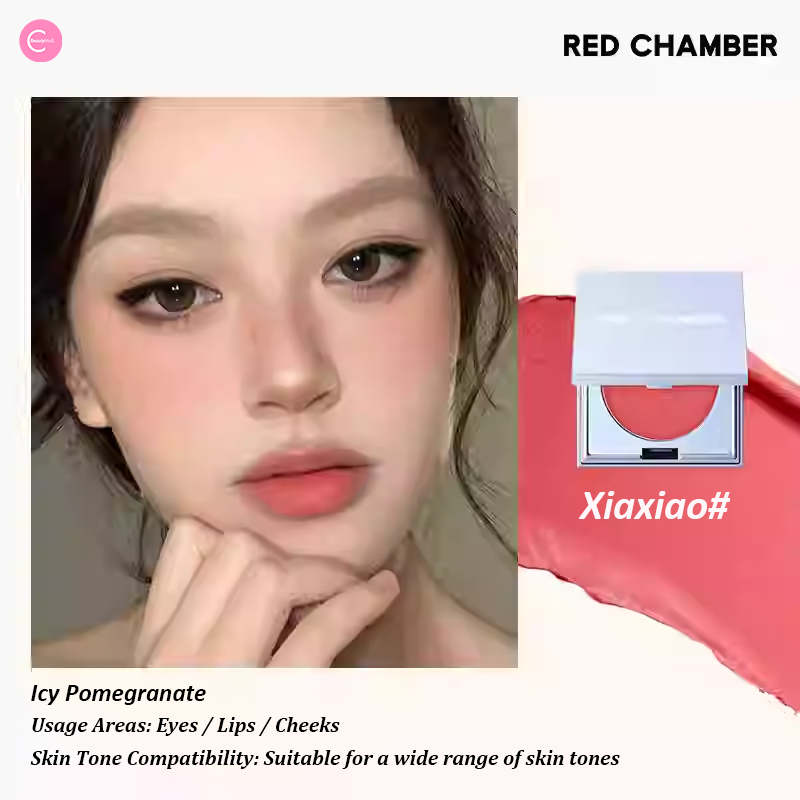 RED CHAMBER Floral Life Multi-Purpose Lip & Cheek Balm - Natural Tinted Moisturizer for Dry Lips & Blush | Perfect for Everyday Makeup & On-The-Go Touch Ups