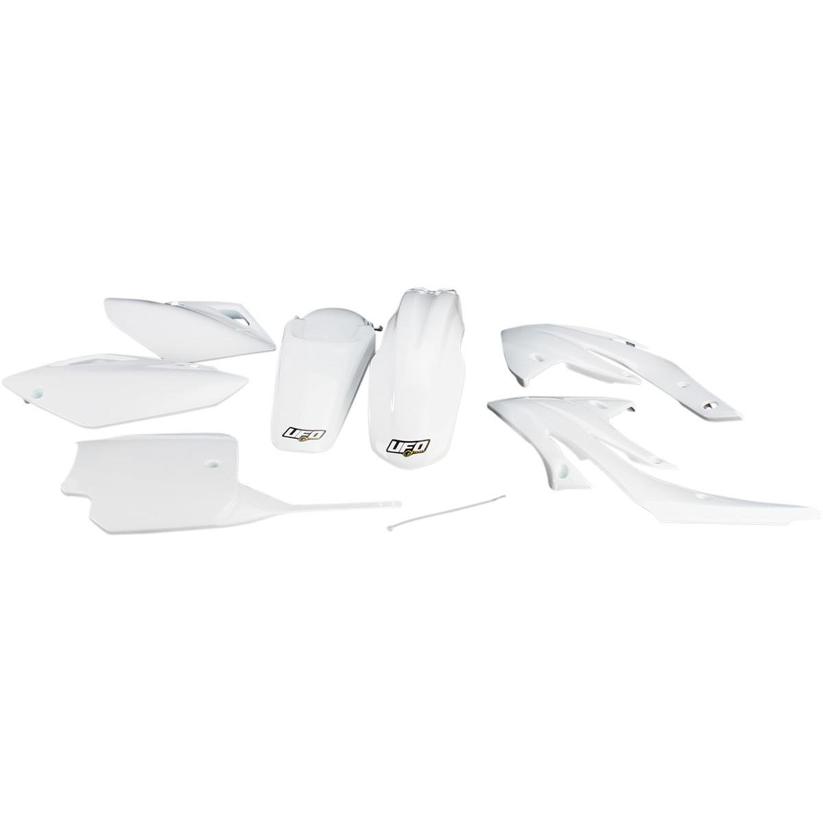 UFO HOKIT111-041 Complete Body Kit for Honda CRF150 2007 - White | Dirt Bike Replacement Parts | Perfect for Off-Road Racing & Trail Riding