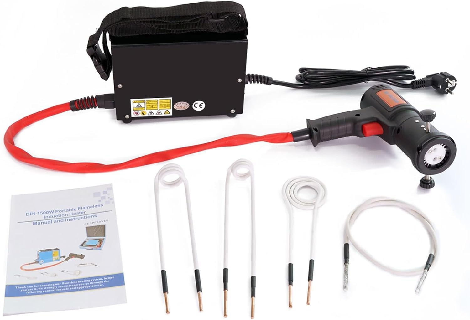 Portable 1500W Electromagnetic Induction Heater - Handheld Bolt Buster Gun for Rusty Screw Removal & Nut Repair | Professional Machine Tool for Automotive, Industrial & Home Maintenance