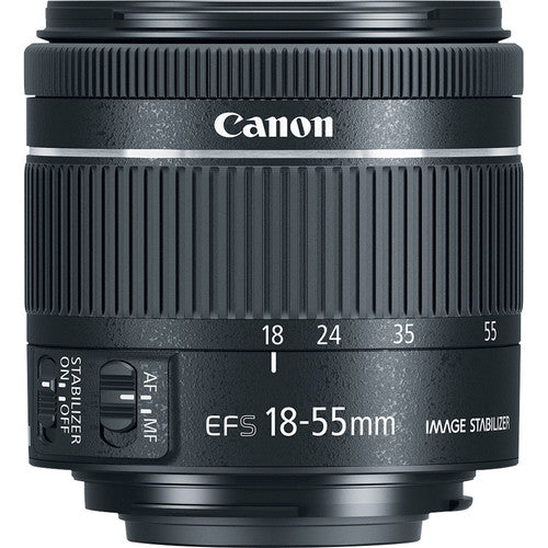 Canon EF-S 18-55mm f/4-5.6 IS STM Lens for DSLR Cameras - Perfect for Travel, Portrait & Everyday Photography