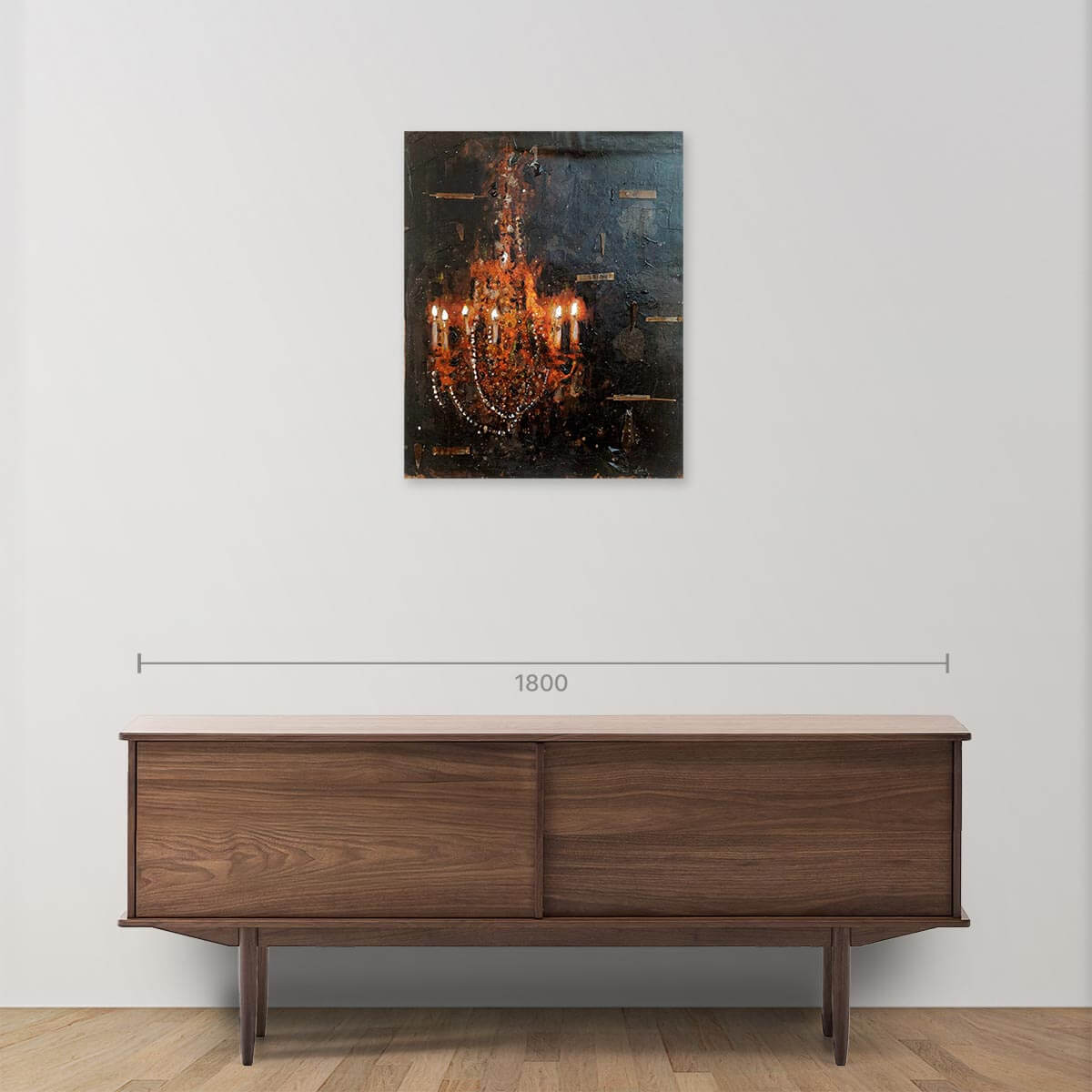 Capriccio I Mixed Media on Canvas - Abstract Wall Art for Living Room, Bedroom & Office Decor