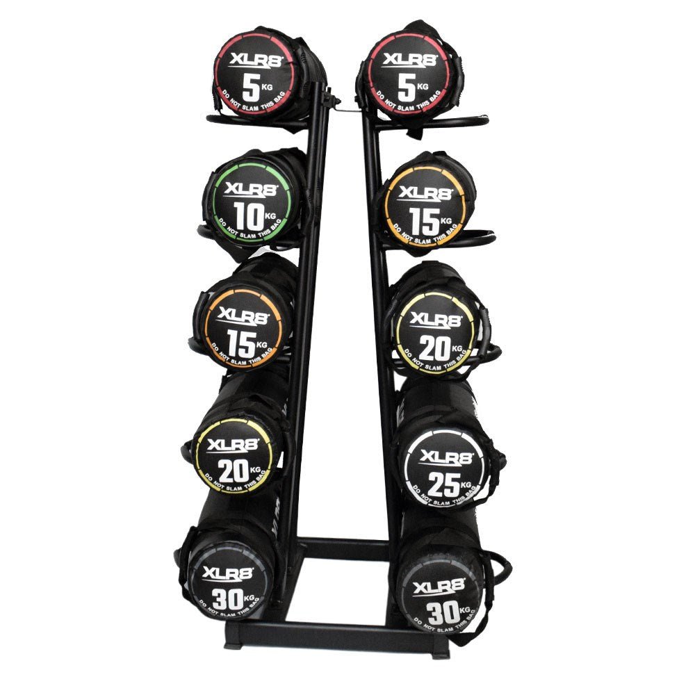 XLR8 Dual Storage Rack - Heavy Duty Organizer for Garage, Workshop & Home - Space Saving Shelf for Tools, Sports Gear & Household Items