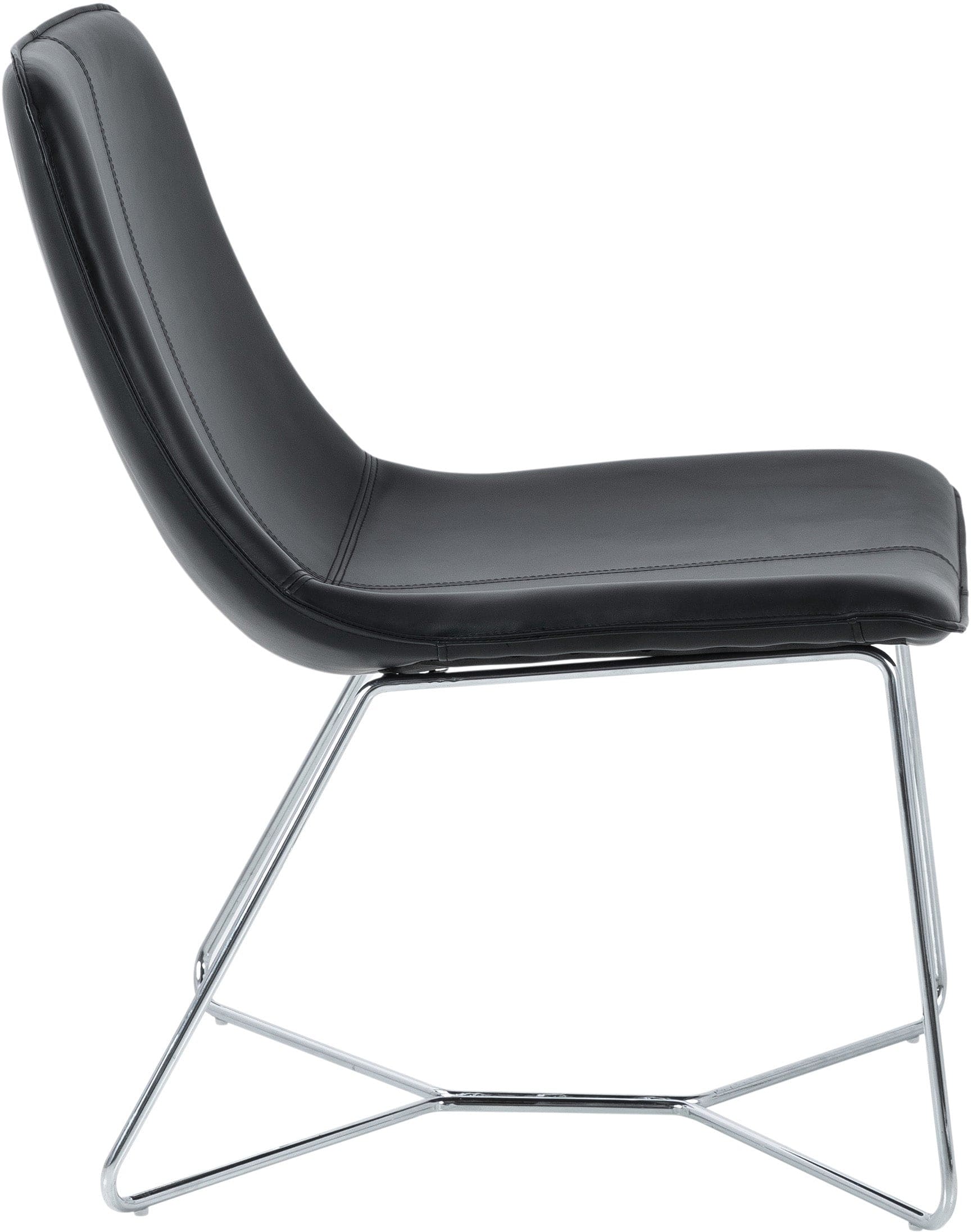 Office Star Grayson Accent Chair - Modern Home Office Chair with Padded Seat & Metal Base - Perfect for Home Office, Living Room & Reading Nook