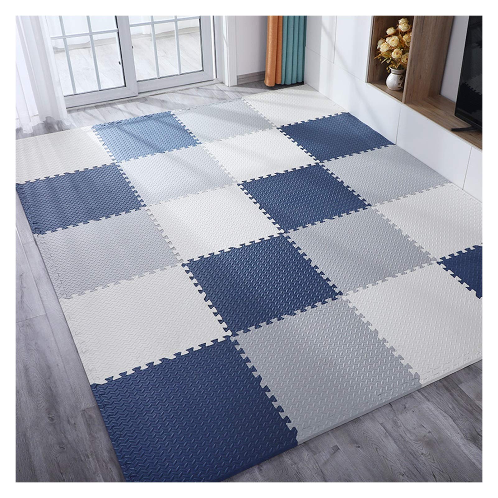 Non-Toxic ALGFree Kids Playmat - 36pcs Interlocking EVA Foam Floor Tiles (30x30x1.2cm) for Gym, Exercise & Playroom - Soft Protective Flooring Mats for Toddlers, Home Workouts & Equipment Protection - Perfect for Daycare, Nursery & Fitness Areas