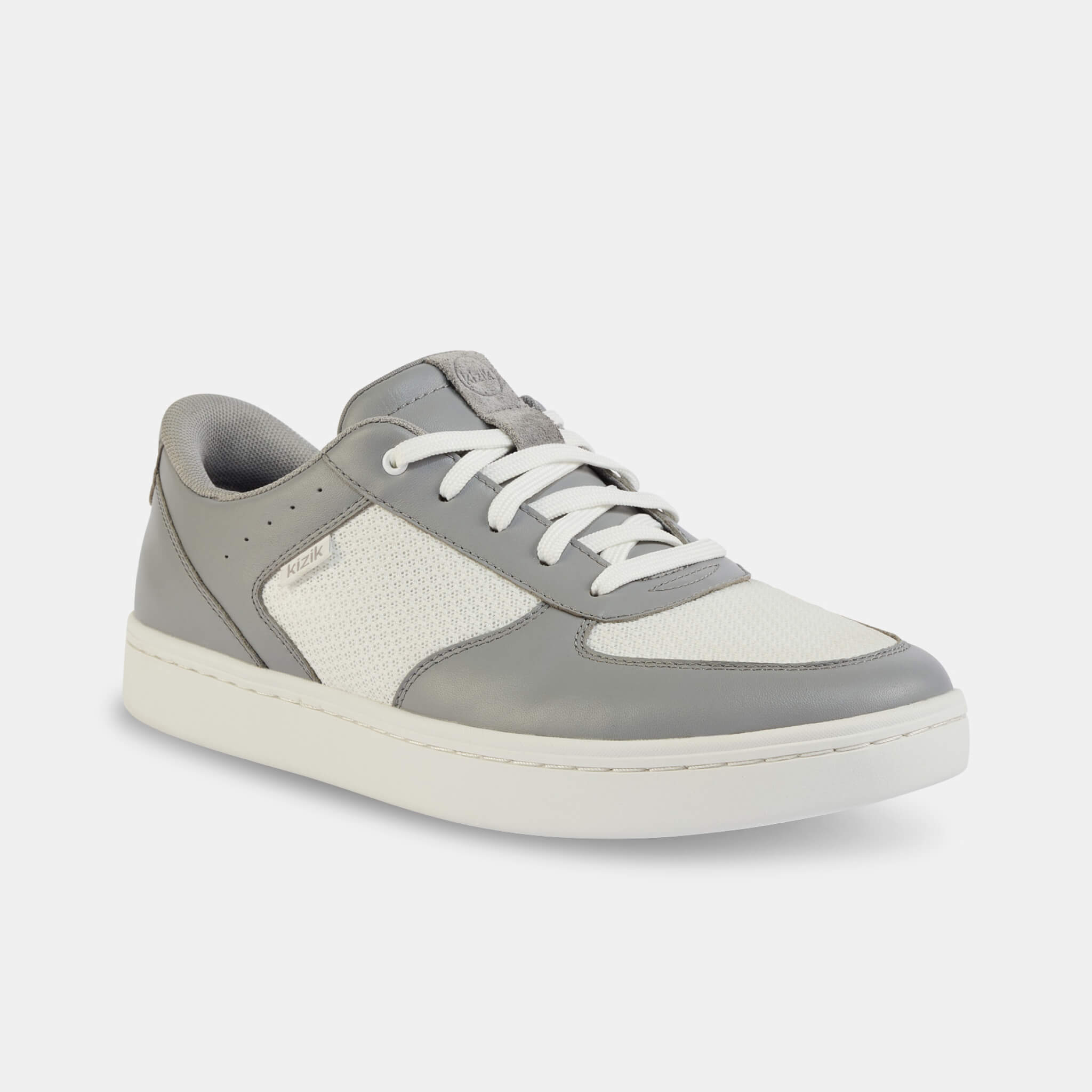Men's Oslo Sneakers - White & Alloy Colorway | Comfortable Casual Shoes for Walking, Running & Everyday Wear