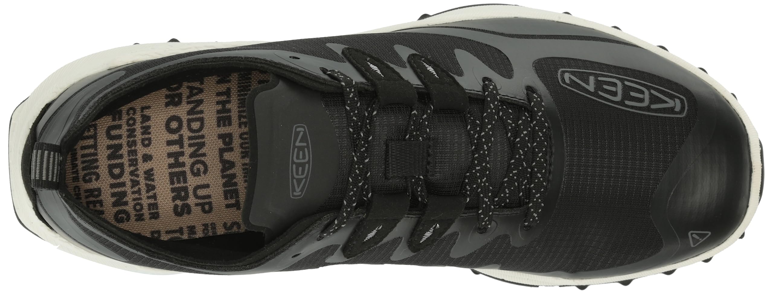 KEEN Women's Zionic Low Height Breathable All Terrain Hiking Shoes - Lightweight & Comfortable for Outdoor Adventures, Black/Star White, Size 10 | Perfect for Trail Running, Camping & Travel