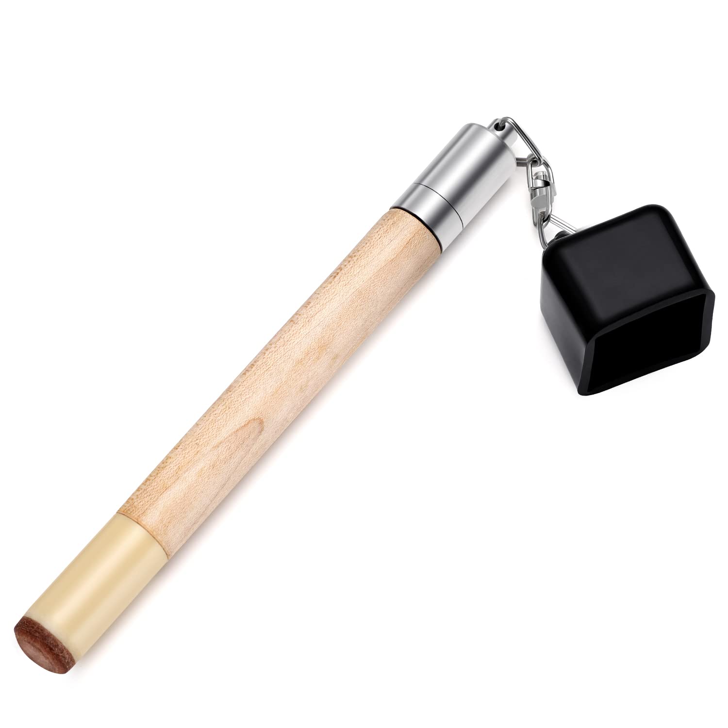 TOBWOLF 2-in-1 Billiard Chalk Holder & Cue Tip Pricker - Non-Slip Pool Table Accessories for Snooker, 8 Ball, 9 Ball - Perfect for Home Game Rooms, Bars & Professional Tournaments