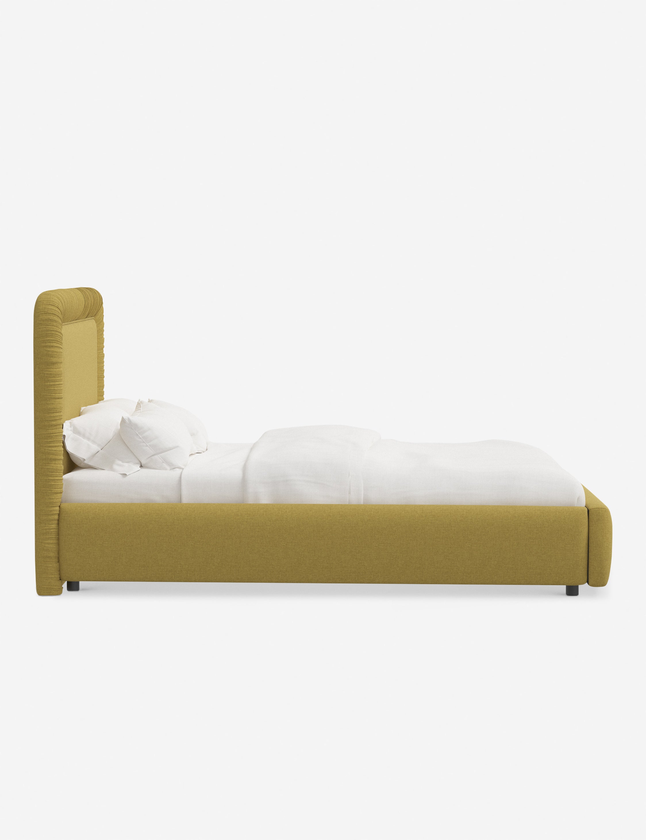 Courtet Platform Bed Frame - Queen Size, Modern Minimalist Wooden Bed with Sturdy Slat Support - Perfect for Bedroom, Guest Room, and Small Space Living