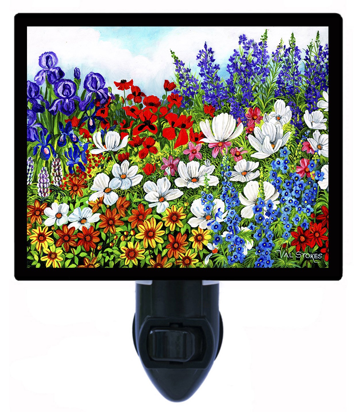 Galaxy Flower LED Night Light for Bedroom, Kids Room & Nursery - Summer Garden Decor, Soothing Ambient Lighting for Relaxation & Sleep