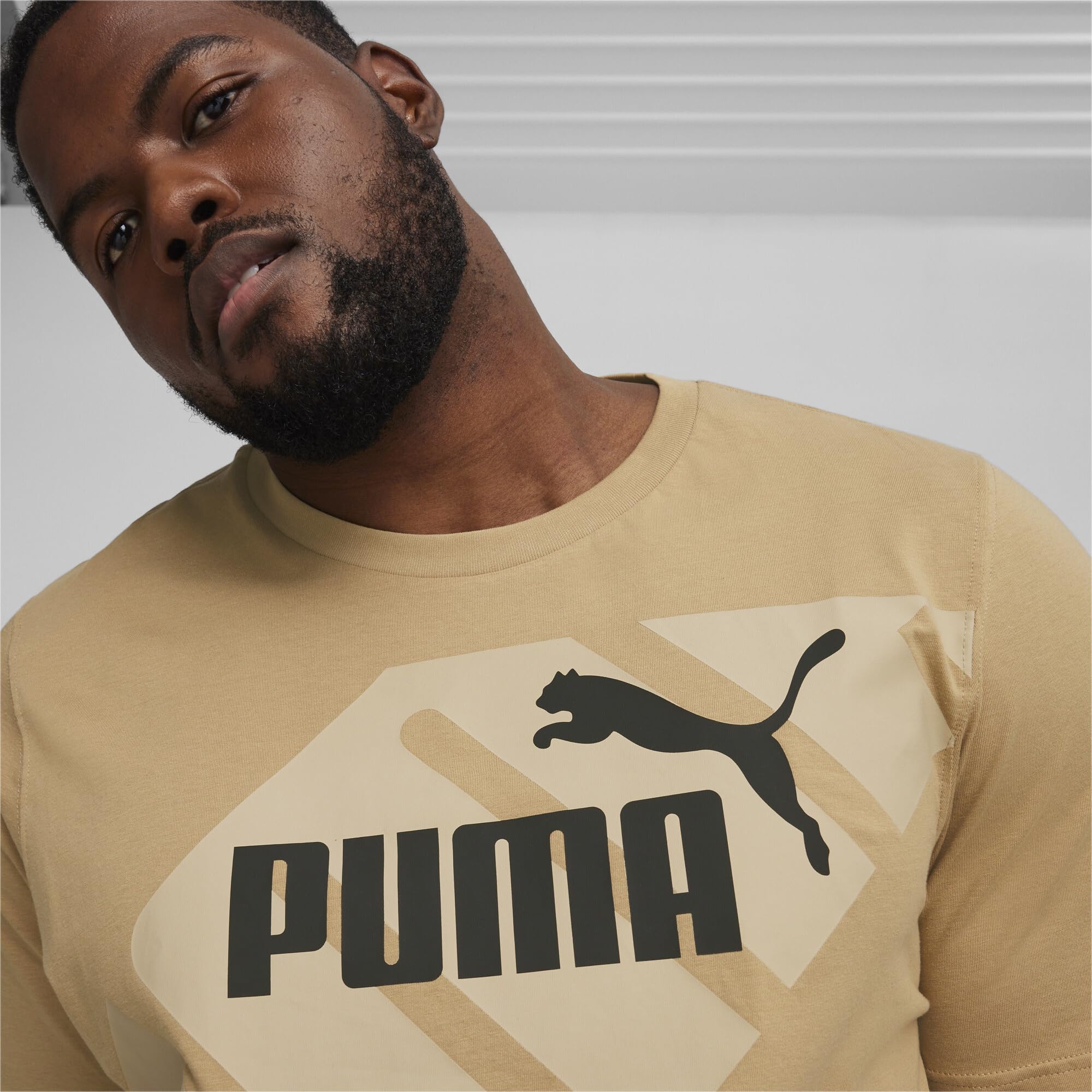 PUMA Men's Power Graphic T-Shirt - Soft Cotton Short Sleeve Casual Tee for Gym, Workout & Everyday Wear