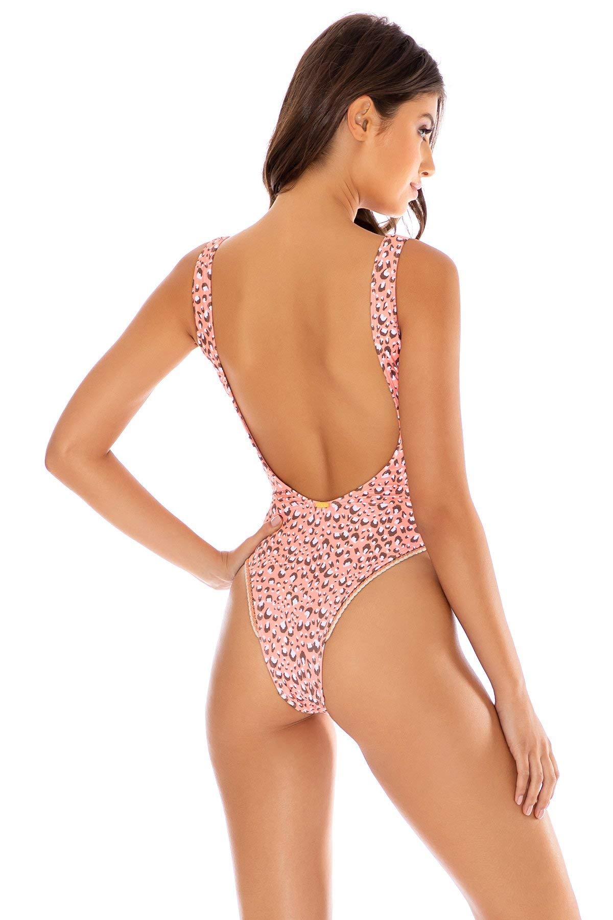 Luli Fama Baby Jungle Print Tank One Piece Swimsuit for Girls - Perfect for Beach, Pool, and Summer Vacations