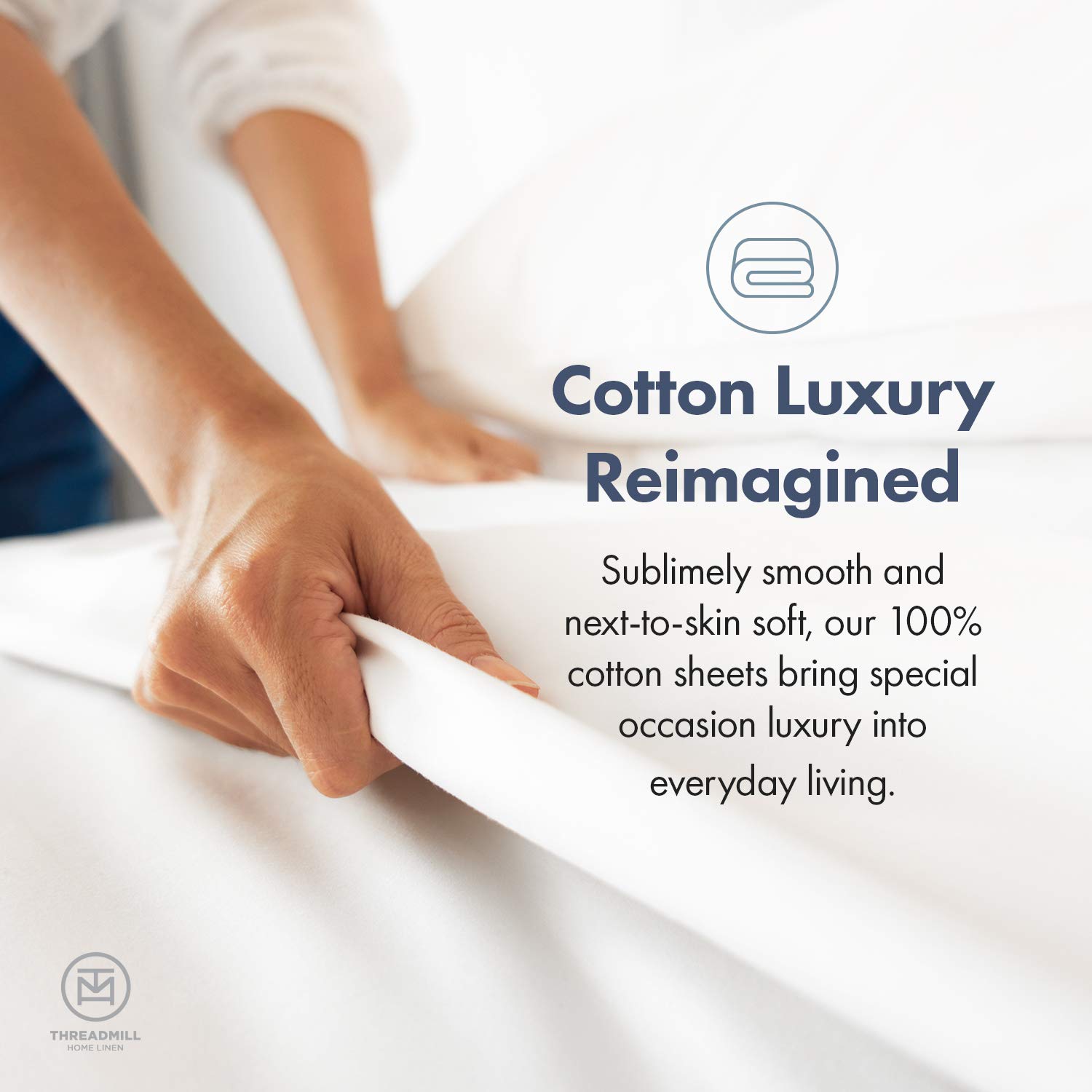 Premium 600 Thread Count 100% Cotton Queen Size Bed Sheets Set - 16