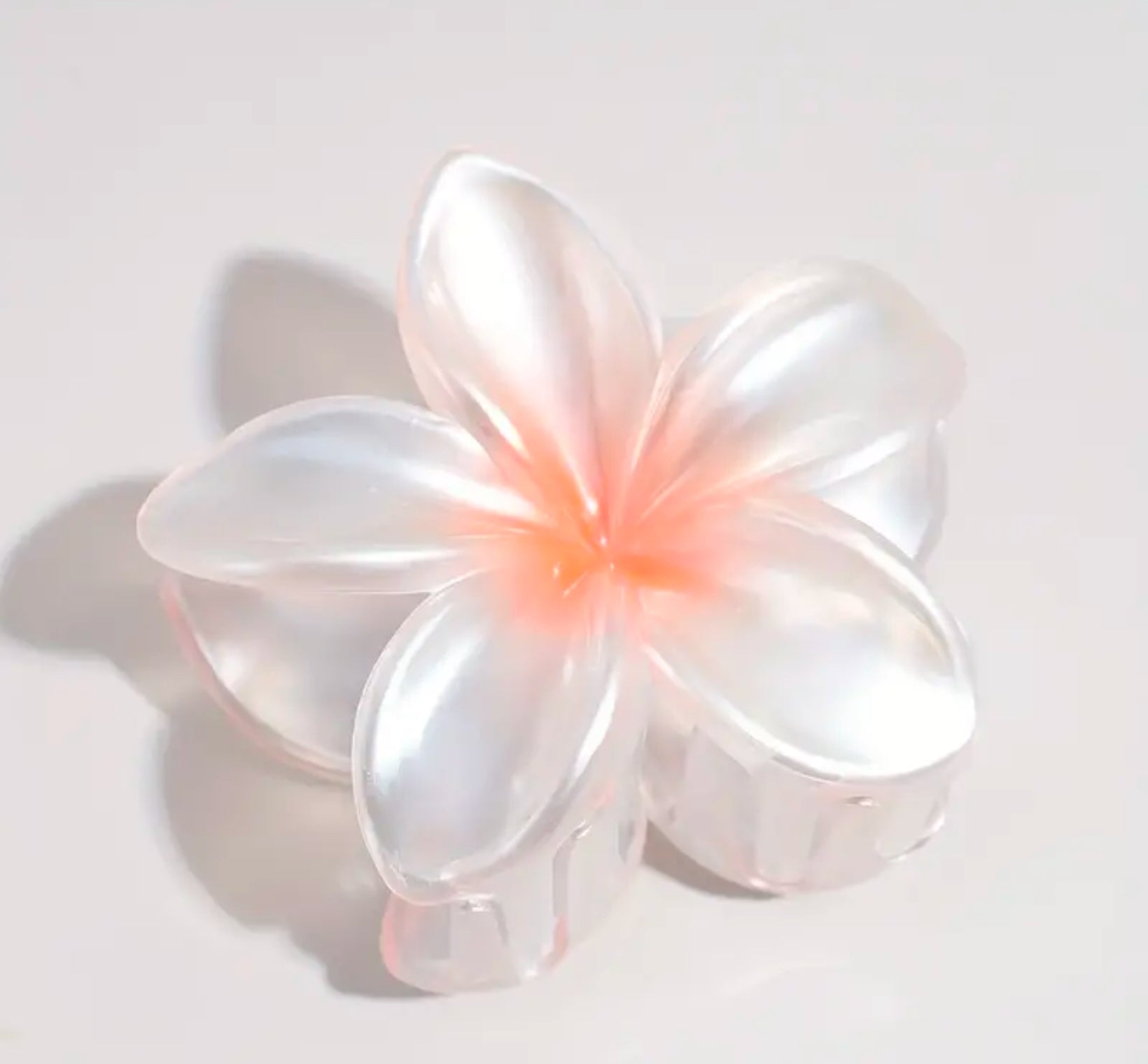 Exotic Frangipani Flower Hair Clip - Elegant and Stylish Hair Accessory for Women, Perfect for Weddings, Parties, and Everyday Wear