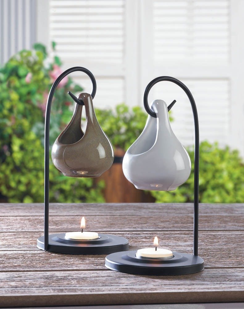 **Premium Massage Oil Warmer & Essential Oil Diffuser - Elegant Teardrop Design for Aromatherapy, Relaxation & Spa Use at Home**