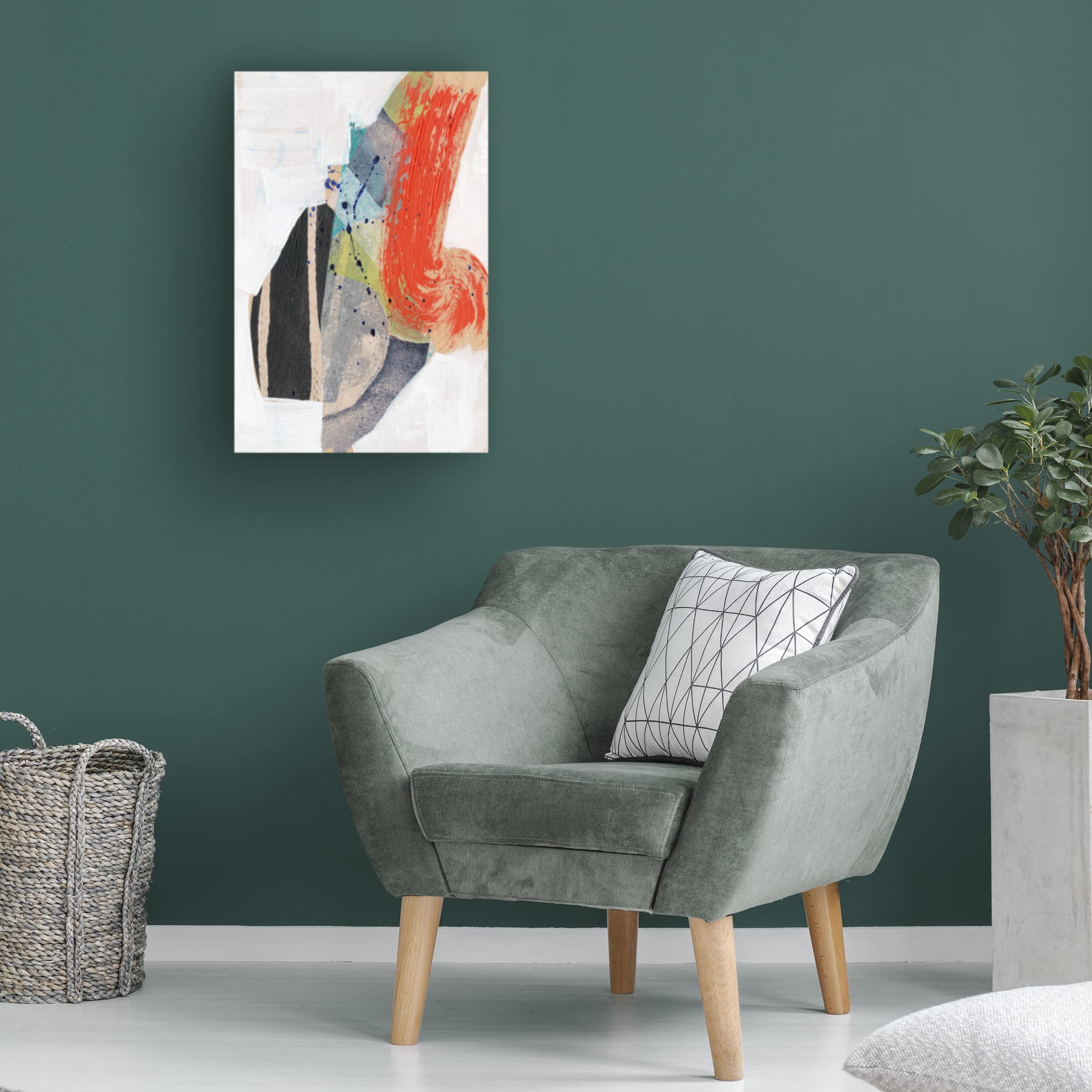 Jennifer Goldberger 'Pop Quirk I' Canvas Wall Art - Modern Abstract Painting for Living Room, Bedroom & Office Decor | Trademark Fine Art Collection